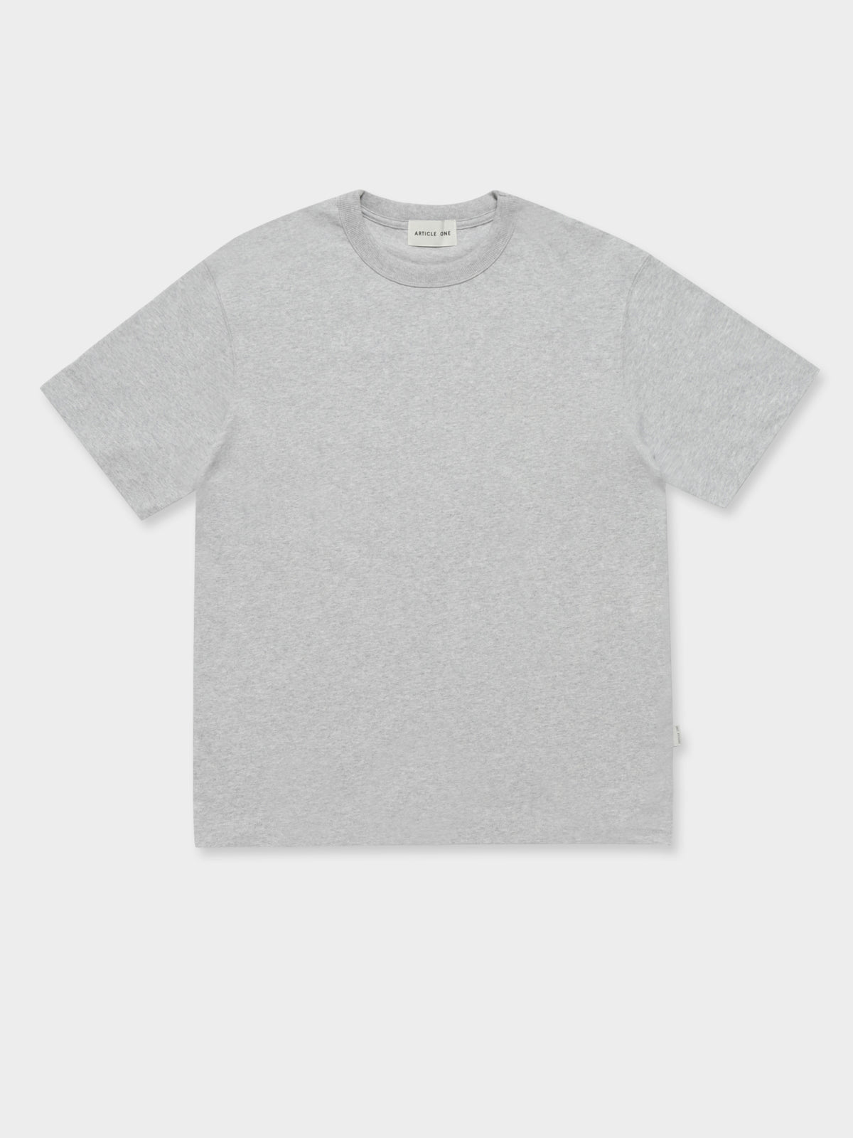 Heavyweight Crew T-Shirt in Grey Marle