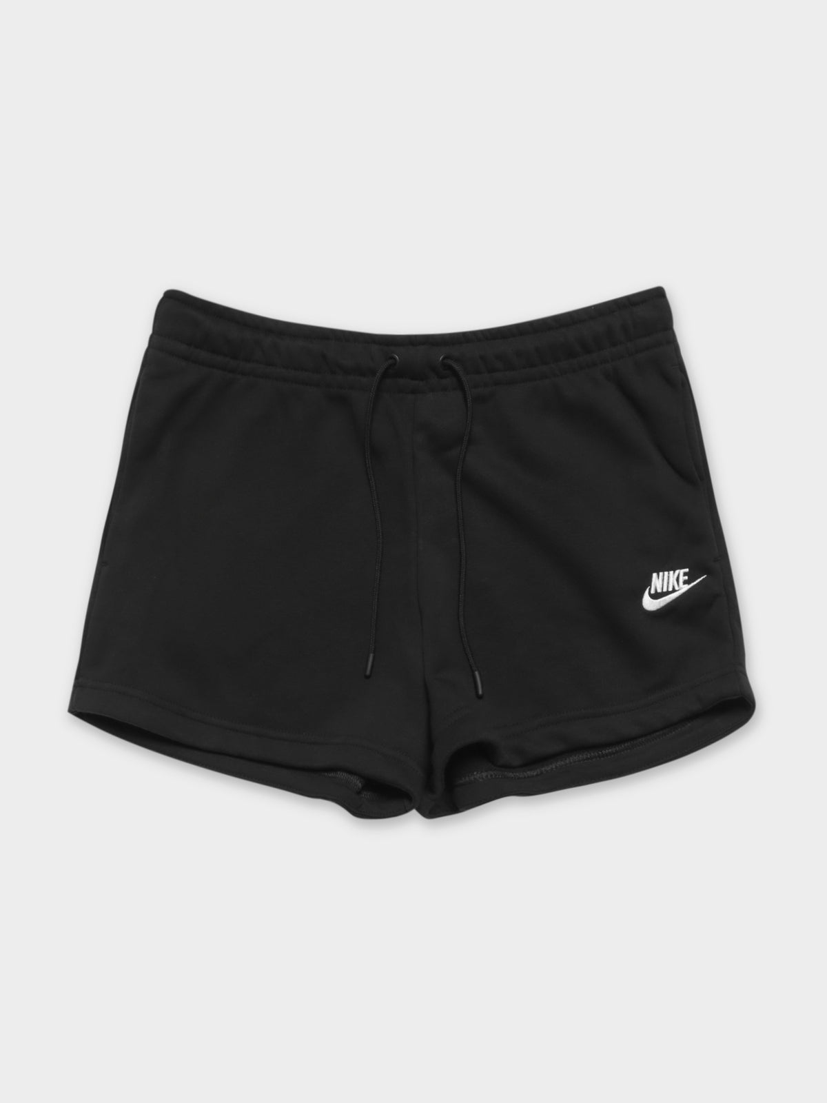 Sportswear Essentials Fleece Shorts in Black &amp; White
