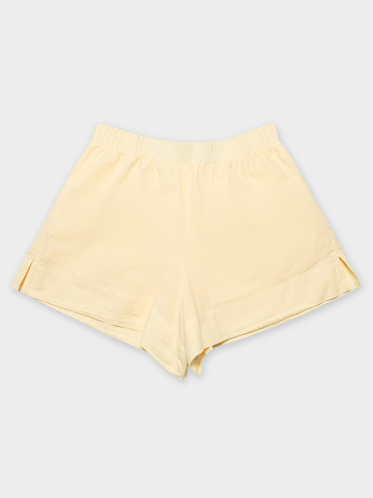 Naya Washed Cotton Shorts in Lemonade