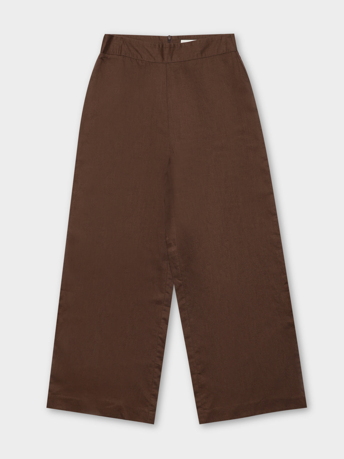 Selma Wide Leg Pants in Chocolate Brown