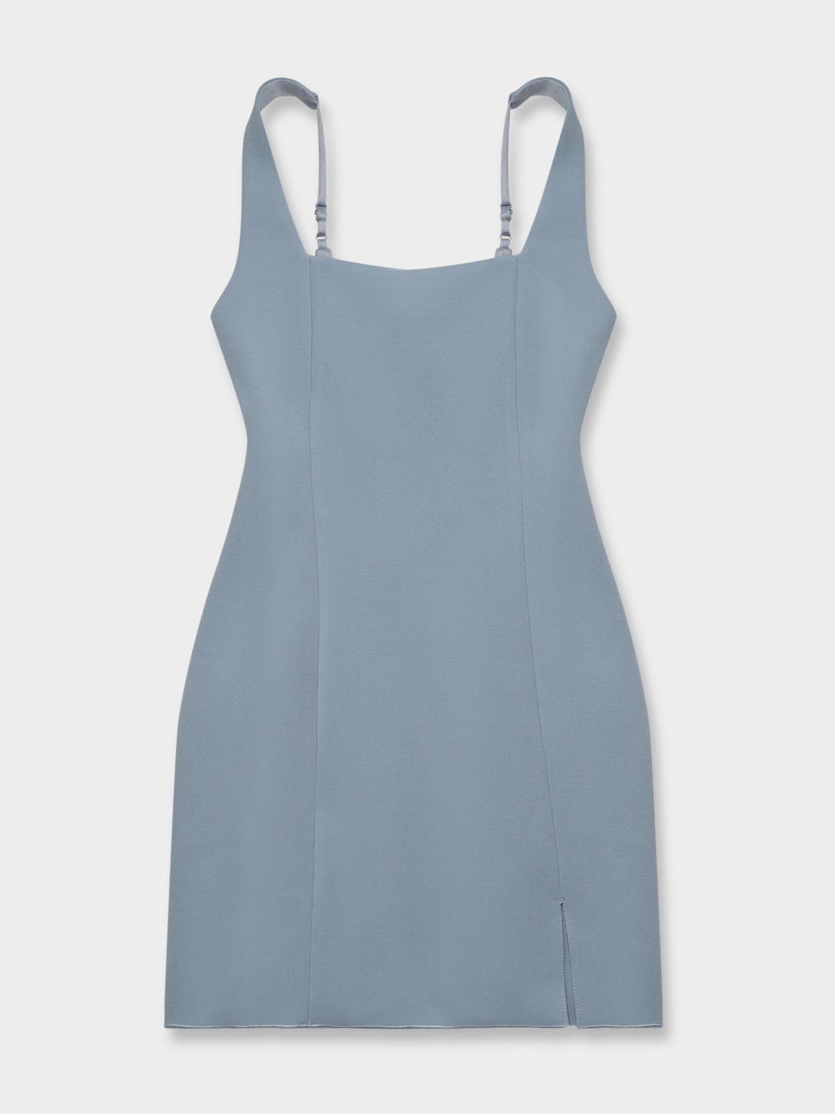 Niclette Bonded Mini Dress in Sky Blue