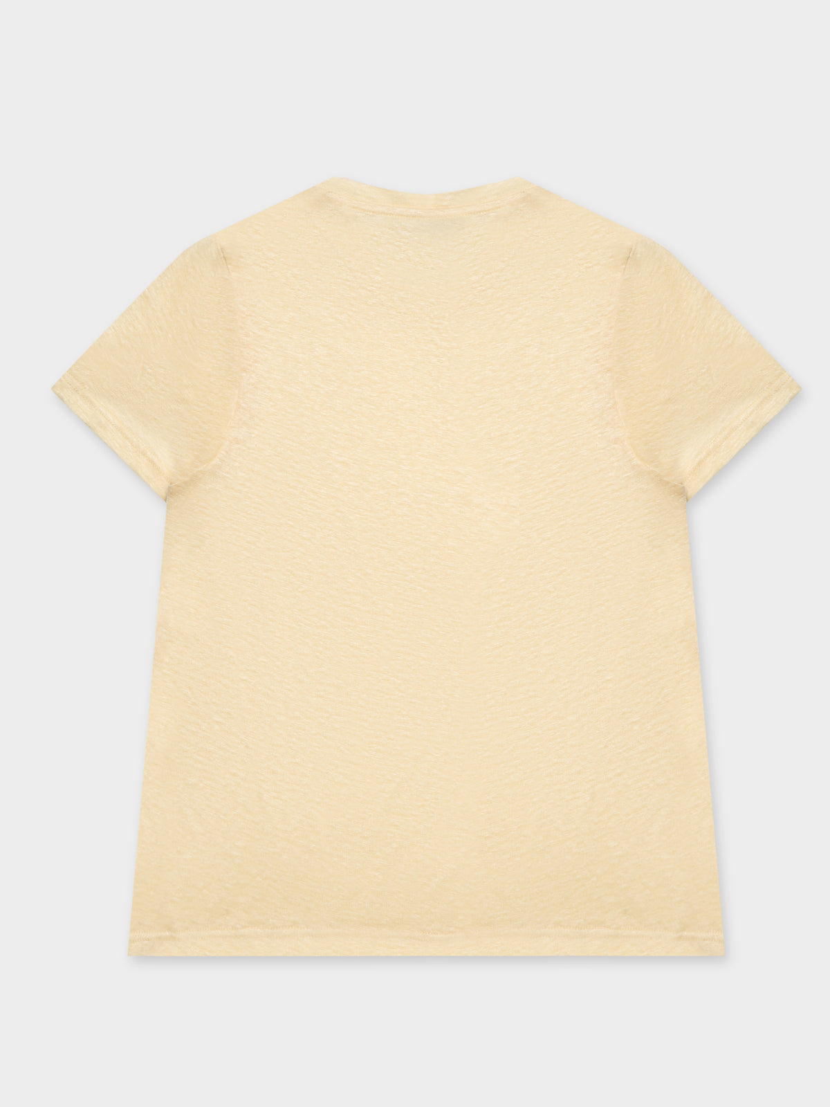 Clara Linen T-Shirt in Lemonade