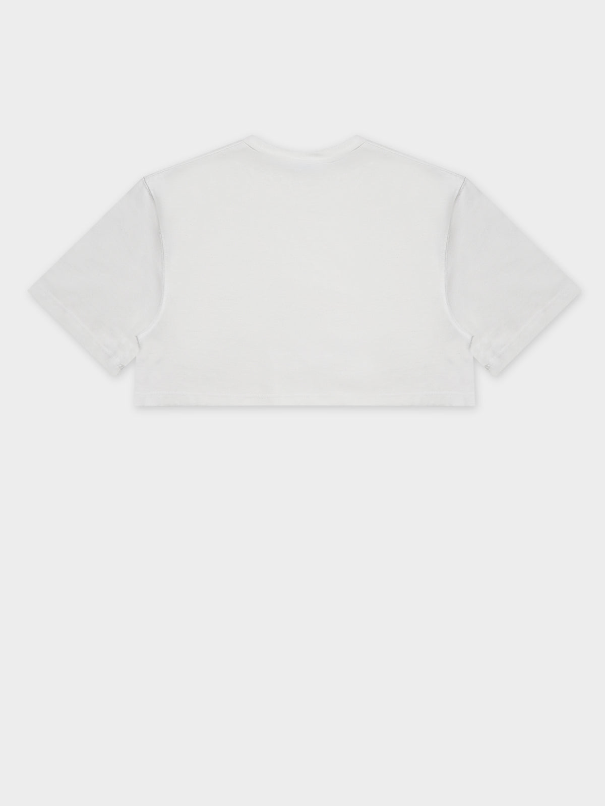 HT Tonal Crop T-Shirt in White