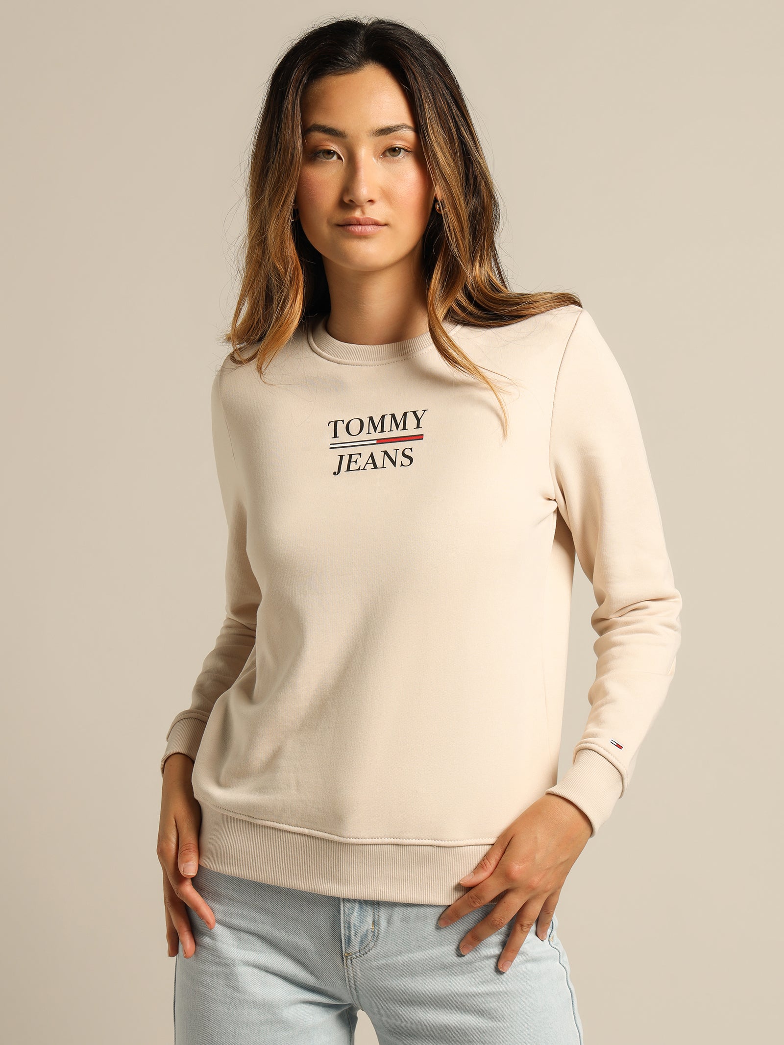 Logo Slim Terry Sweatshirt