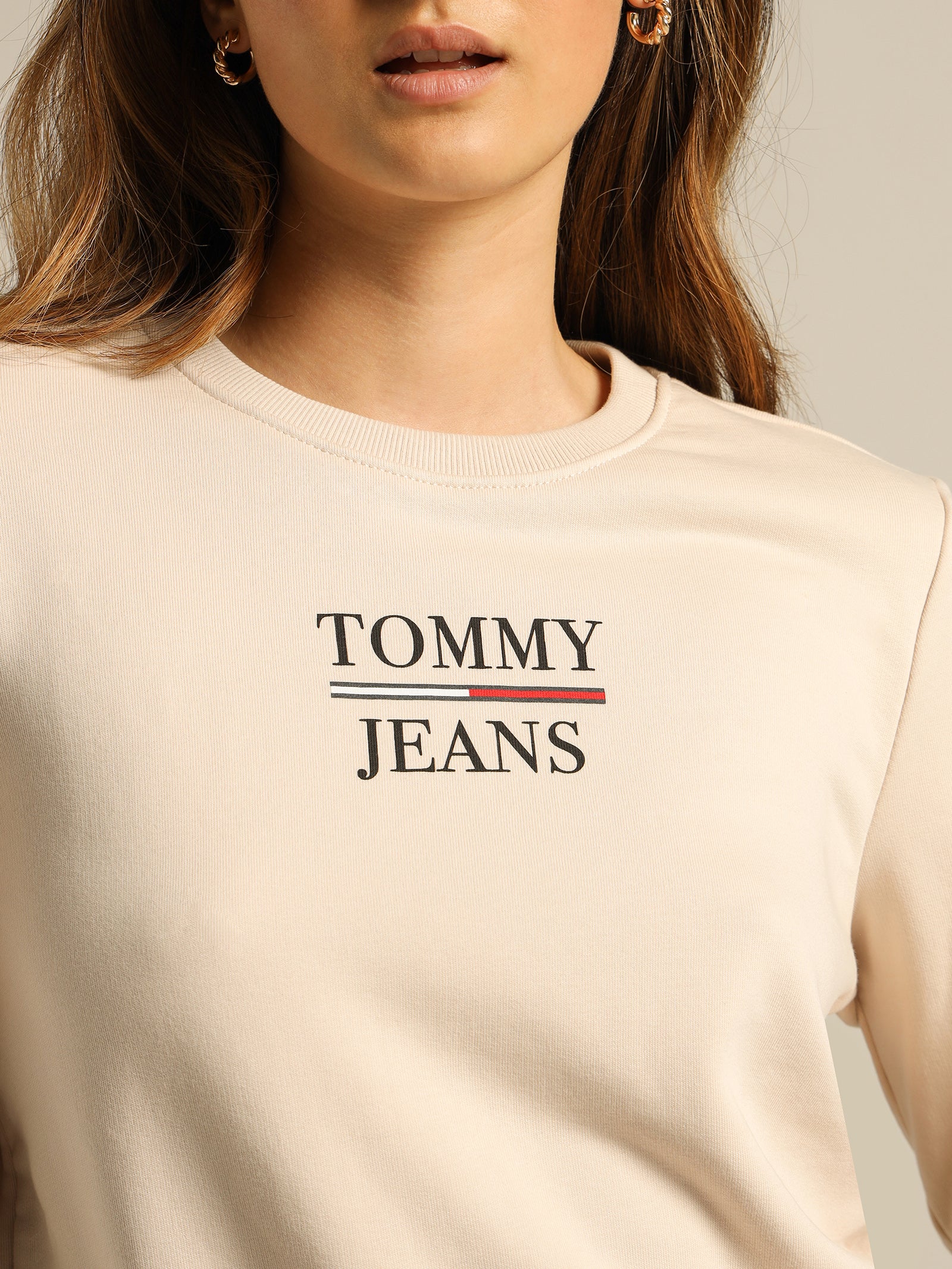 Logo Slim Terry Sweatshirt