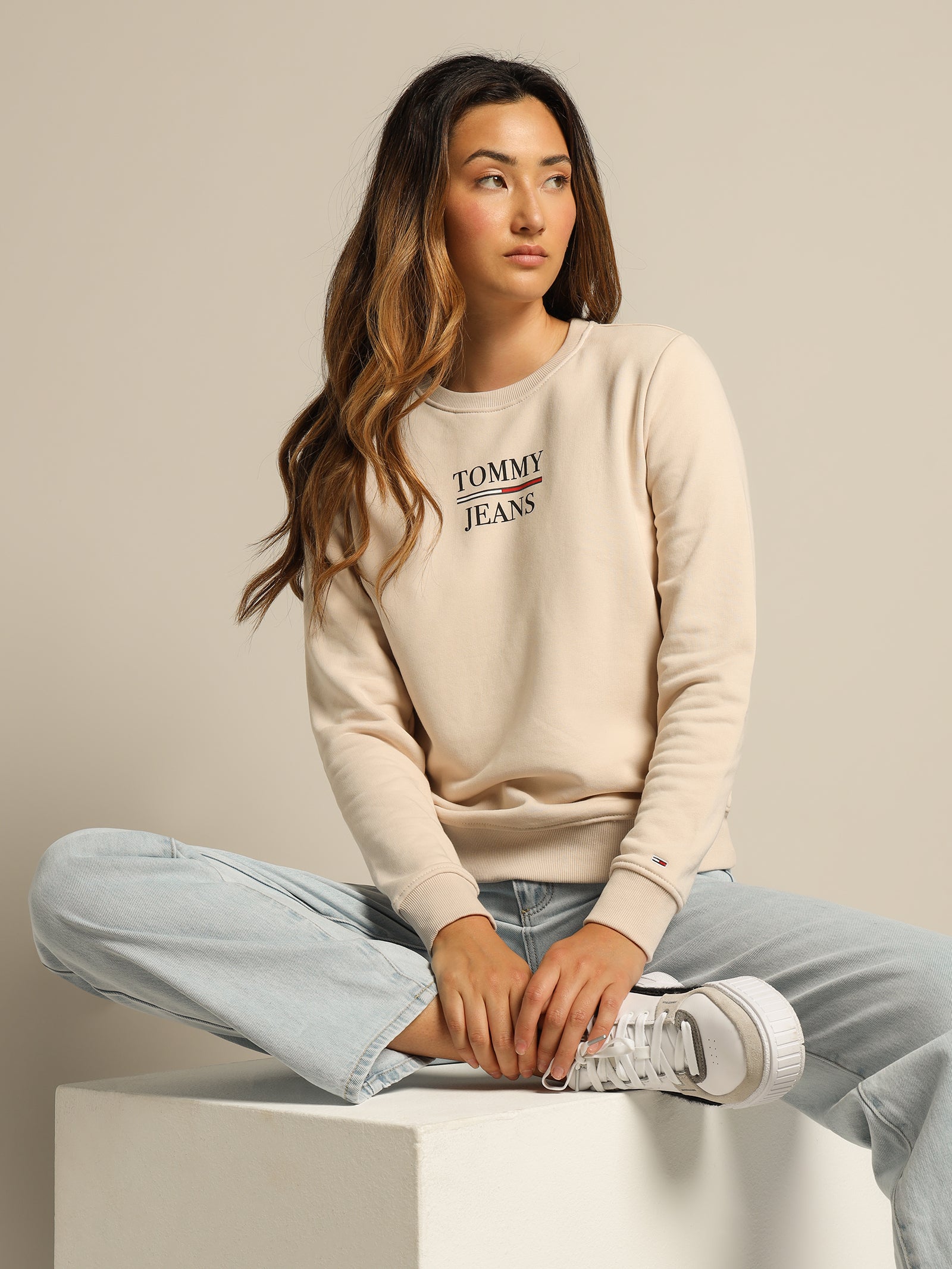 Logo Slim Terry Sweatshirt