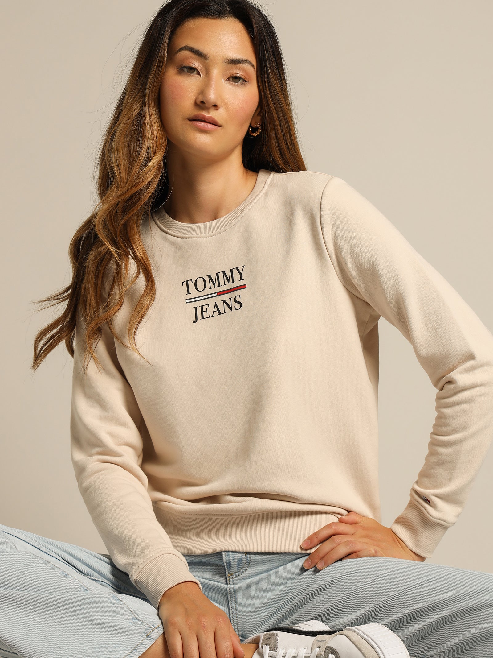 Logo Slim Terry Sweatshirt