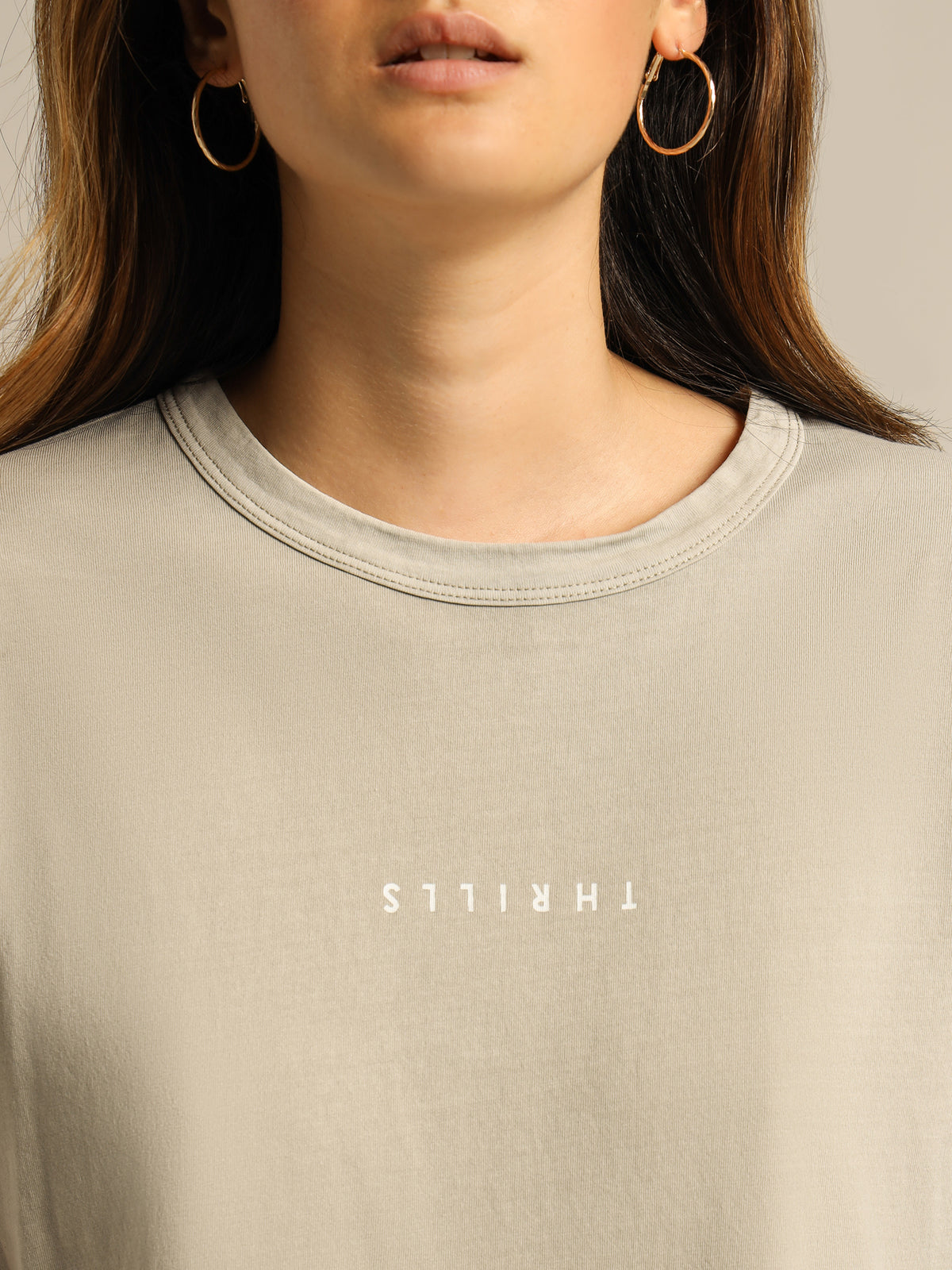 Minimal Thrills Relaxed T-Shirt in Gravel