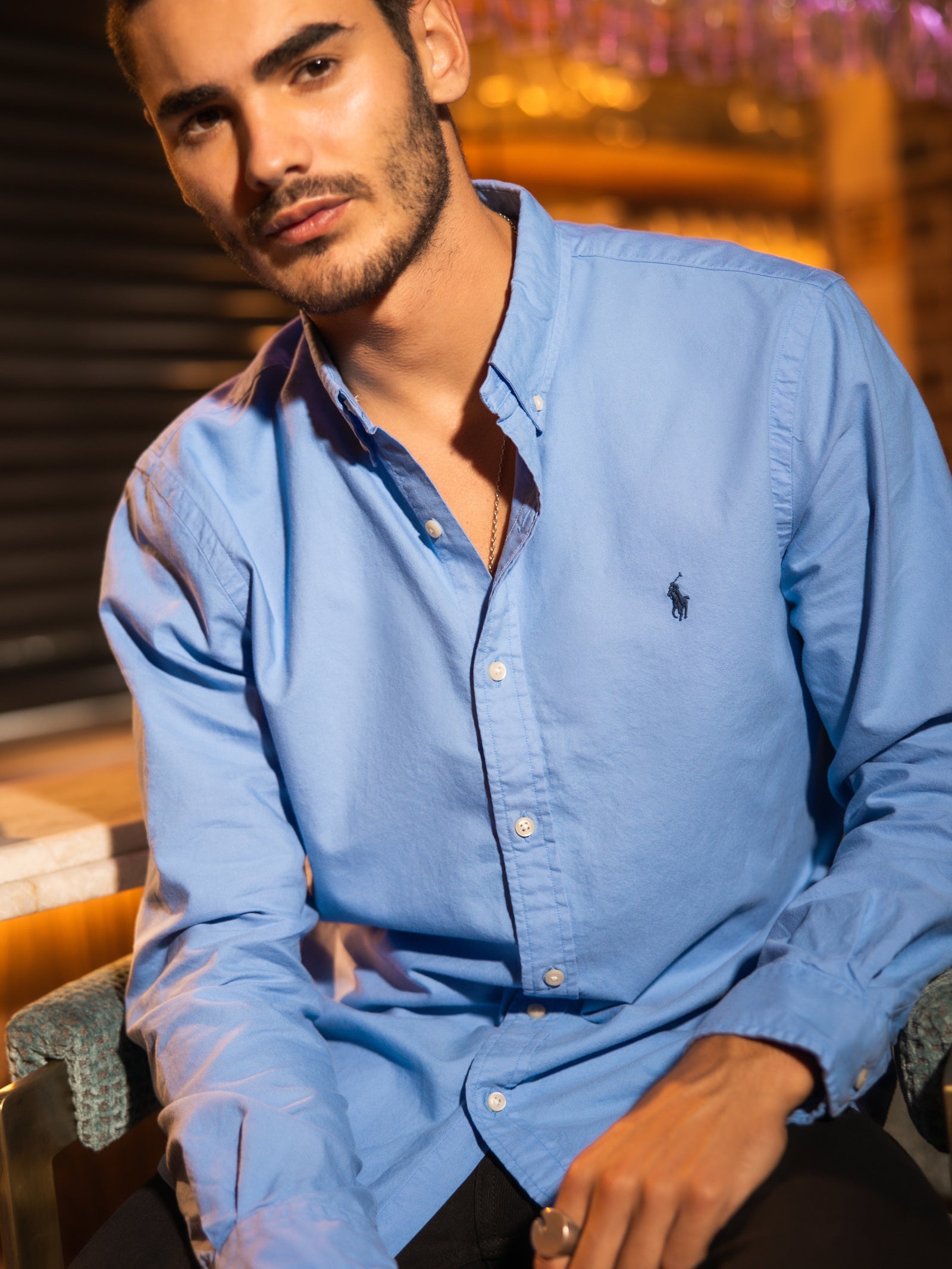 Oxford Long Sleeve Sport Shirt