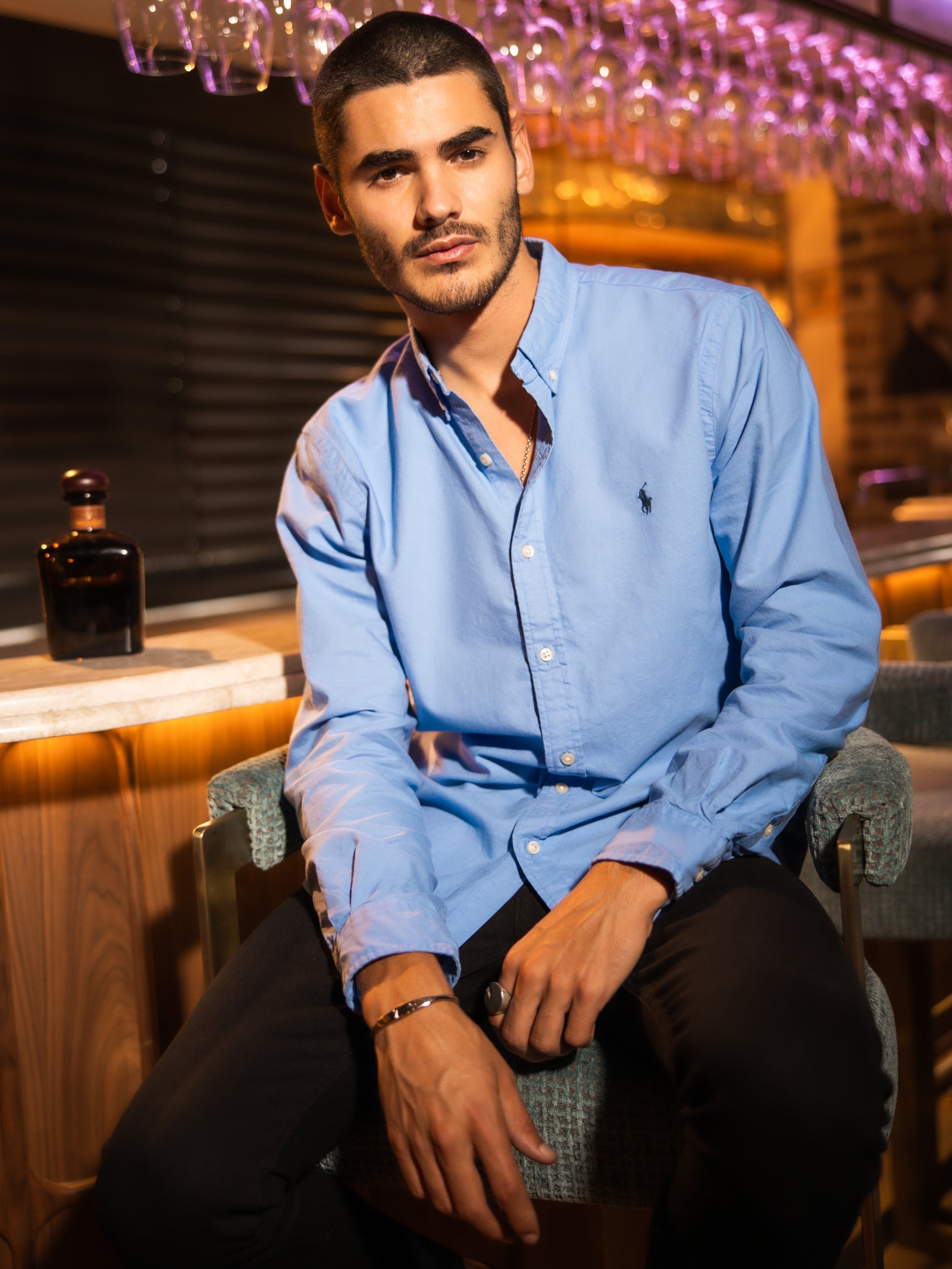 Oxford Long Sleeve Sport Shirt