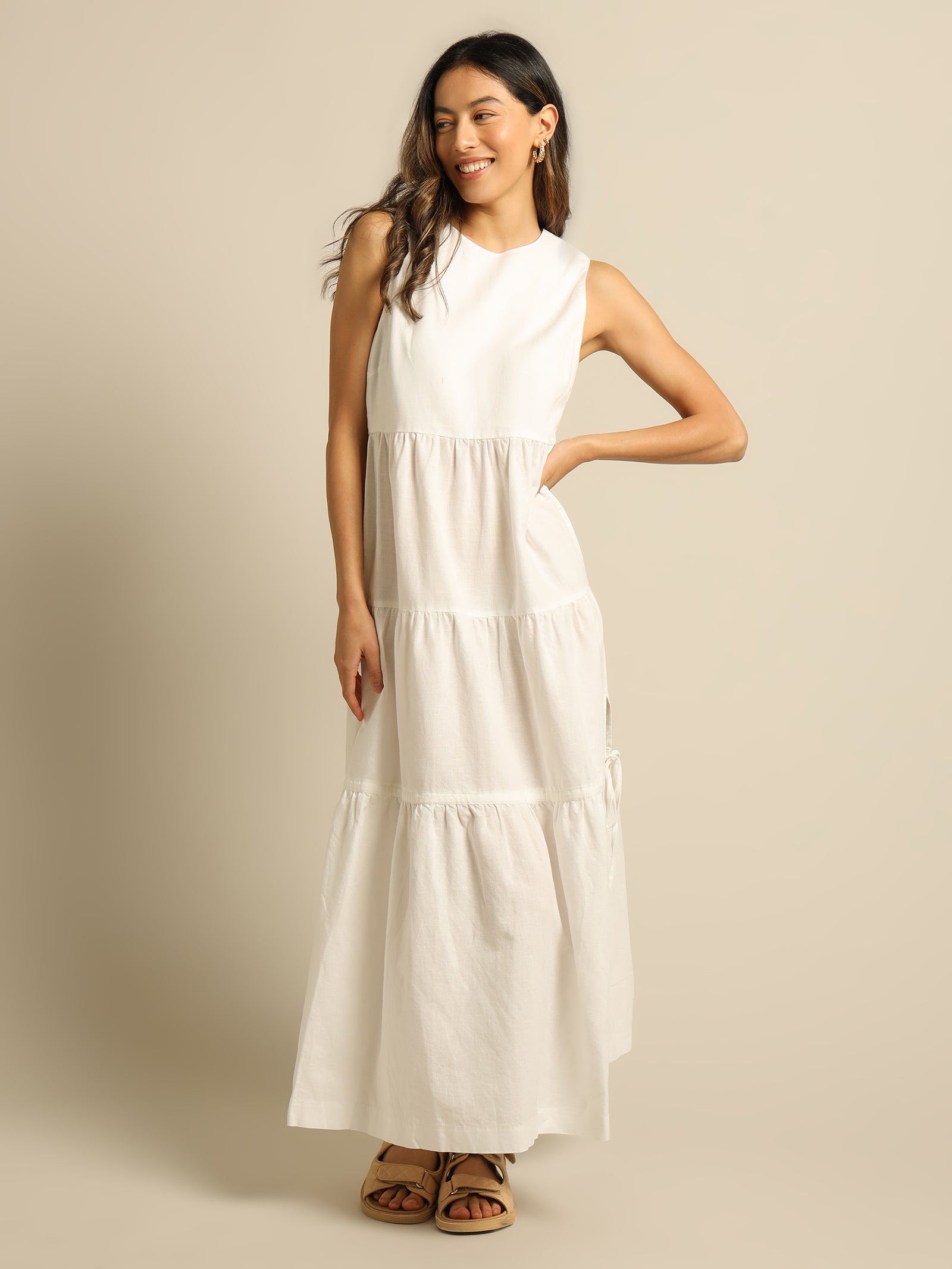 Brea Linen Maxi Dress