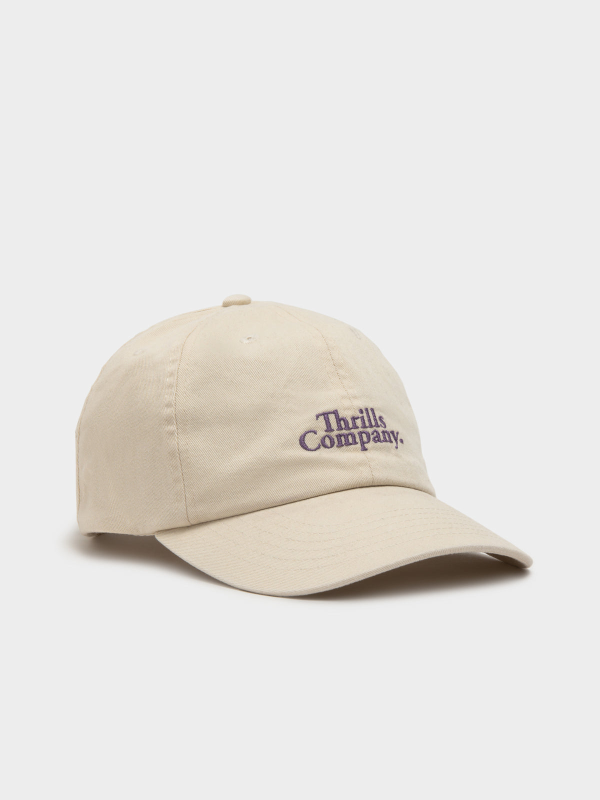 Thrills Contrasting Stack 6 Panel Cap | White Purp