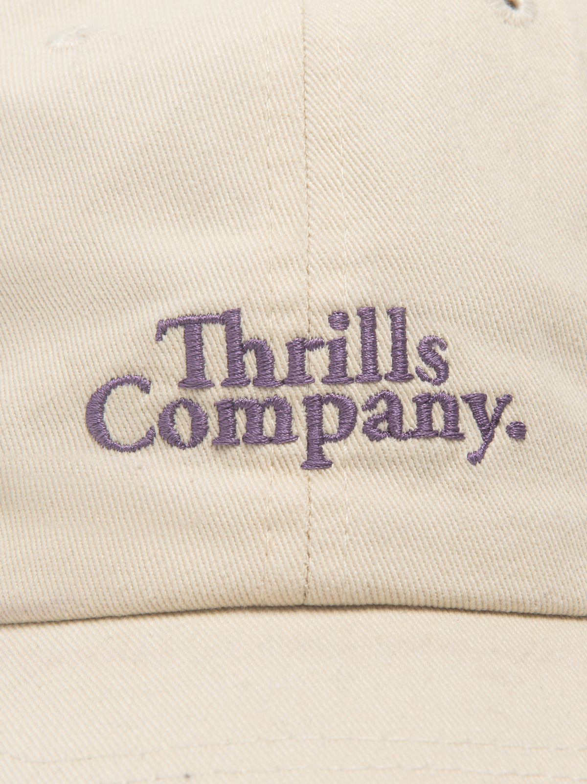 Thrills Contrasting Stack 6 Panel Cap | White Purp