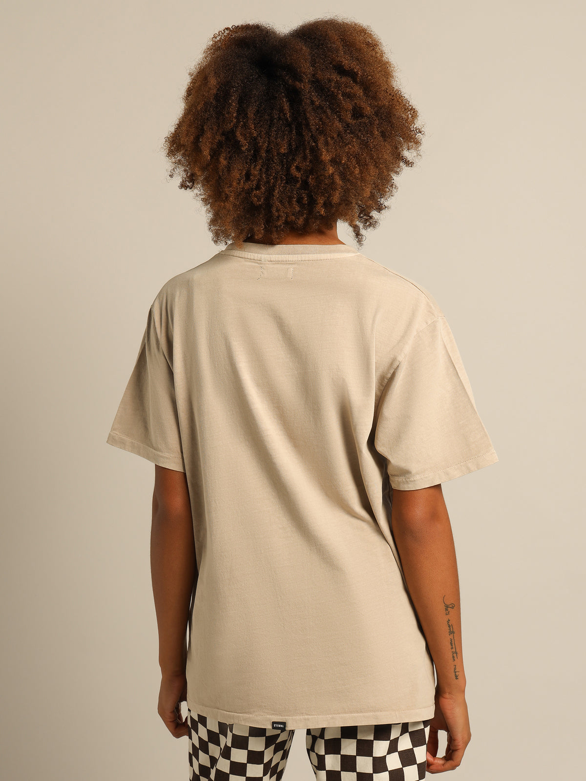 Alignment Merch Fit T-Shirt in Aged Tan