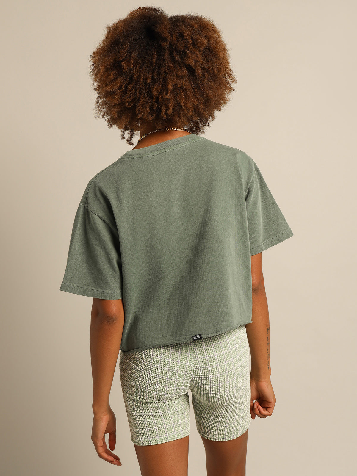 Thrills Embro Unlimited Merch Fit T-Shirt | Lume Green