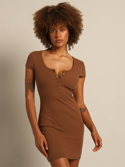 Maeve Henley Rib Dress