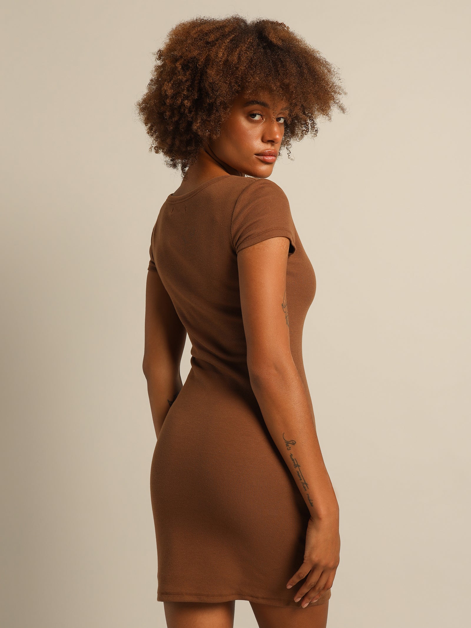 Maeve Henley Rib Dress