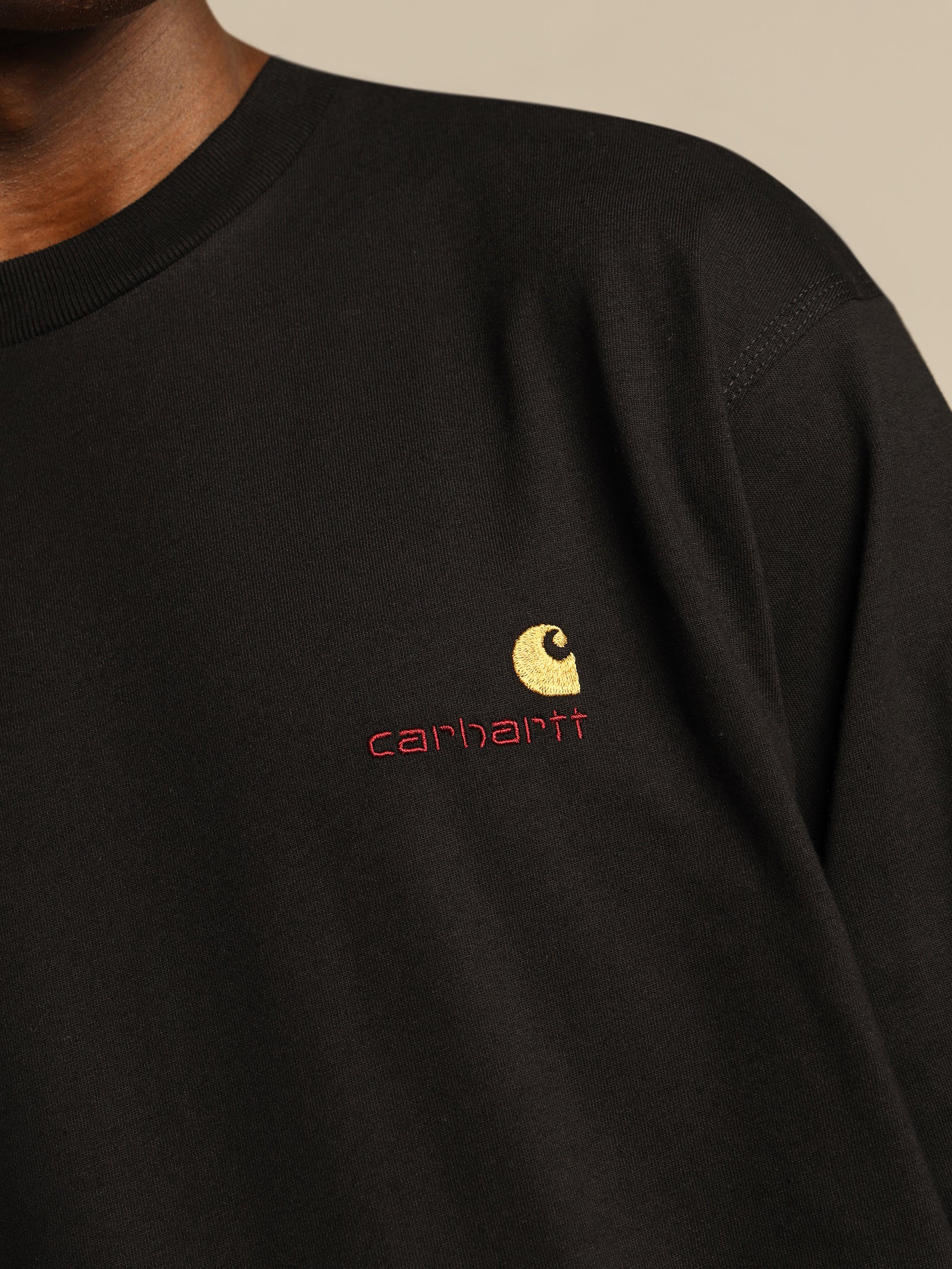 Long Sleeve American Script Crew