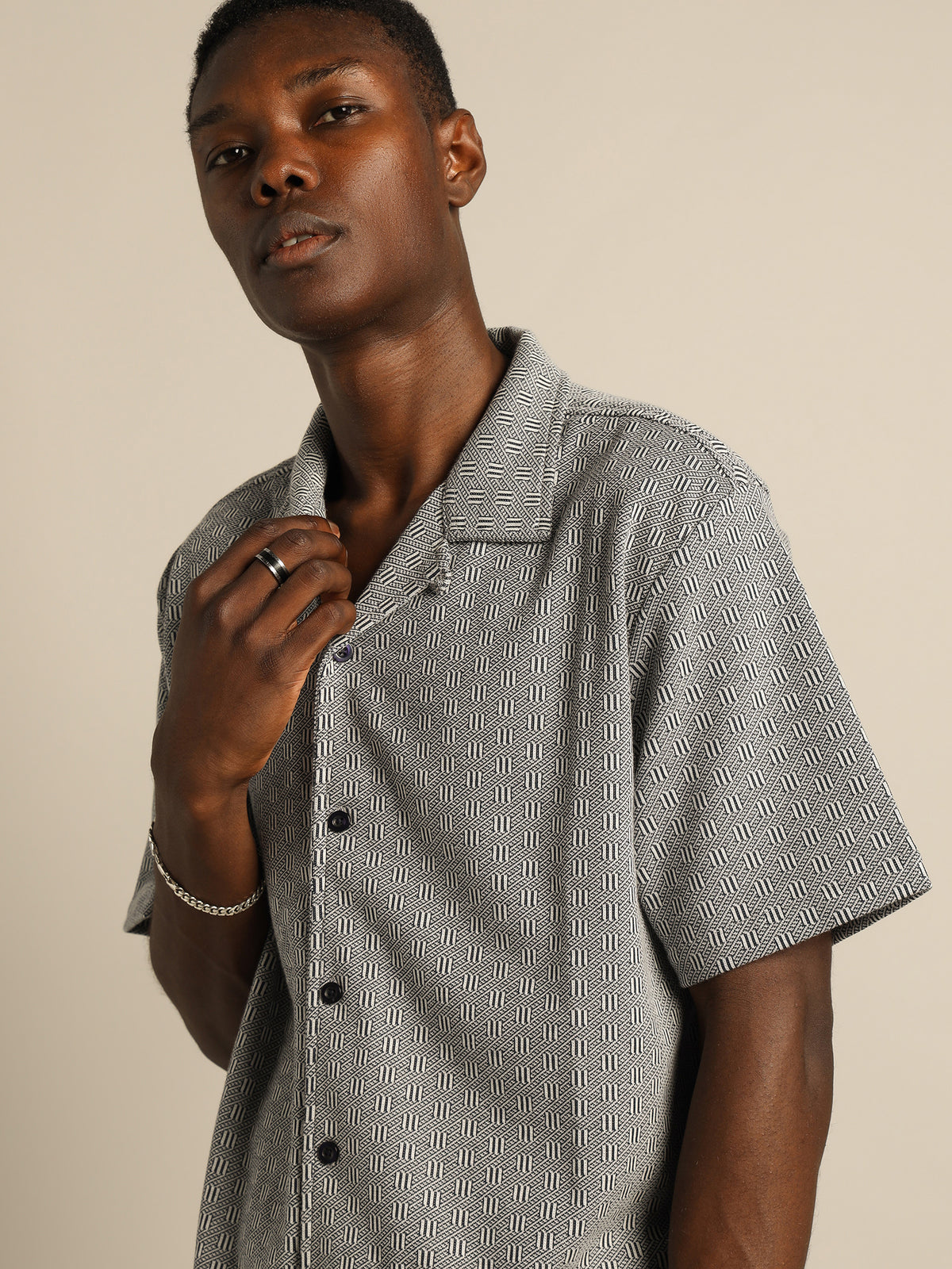Ease Bowling Shirt in Blue