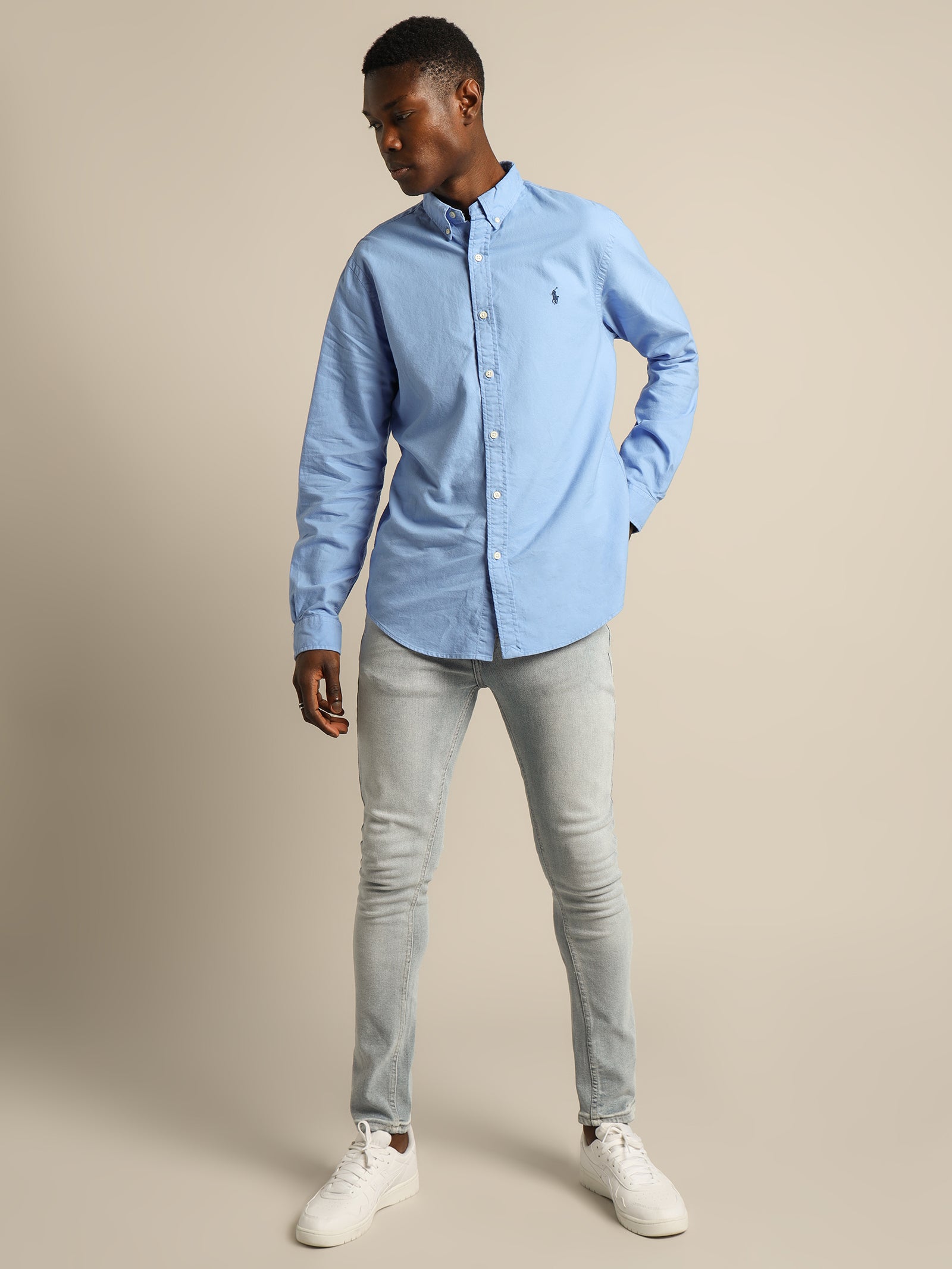 Oxford Long Sleeve Sport Shirt