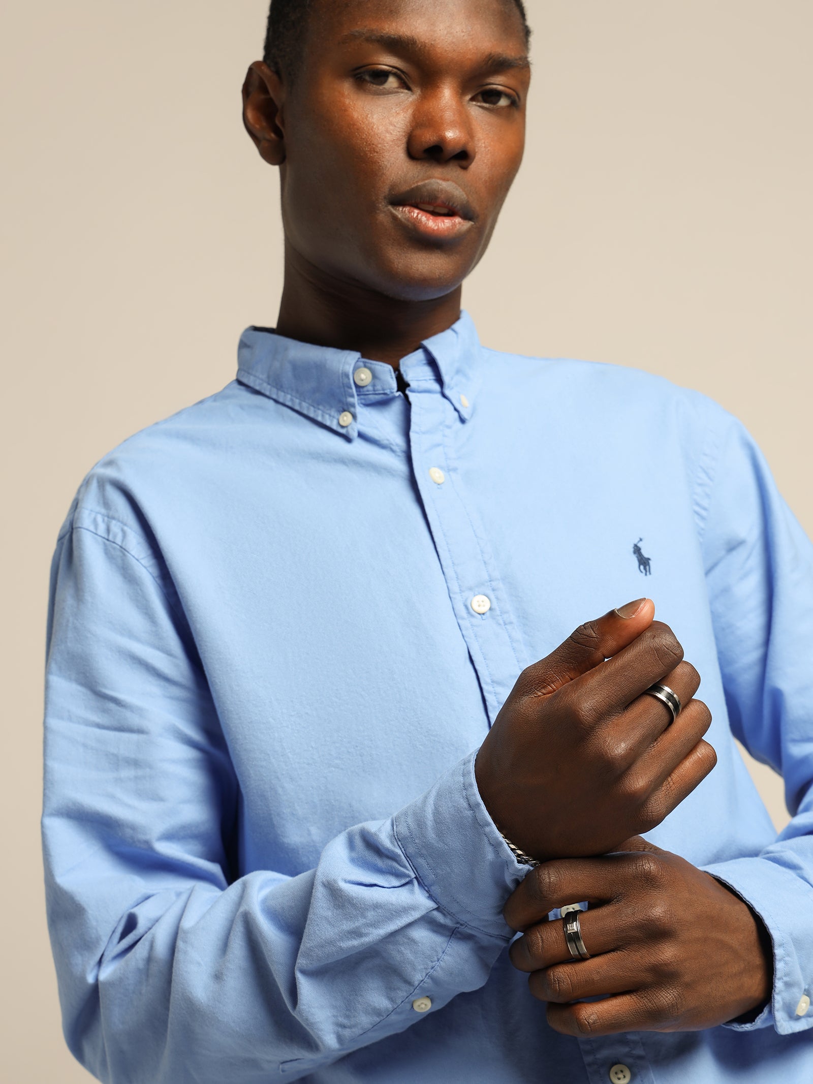 Oxford Long Sleeve Sport Shirt