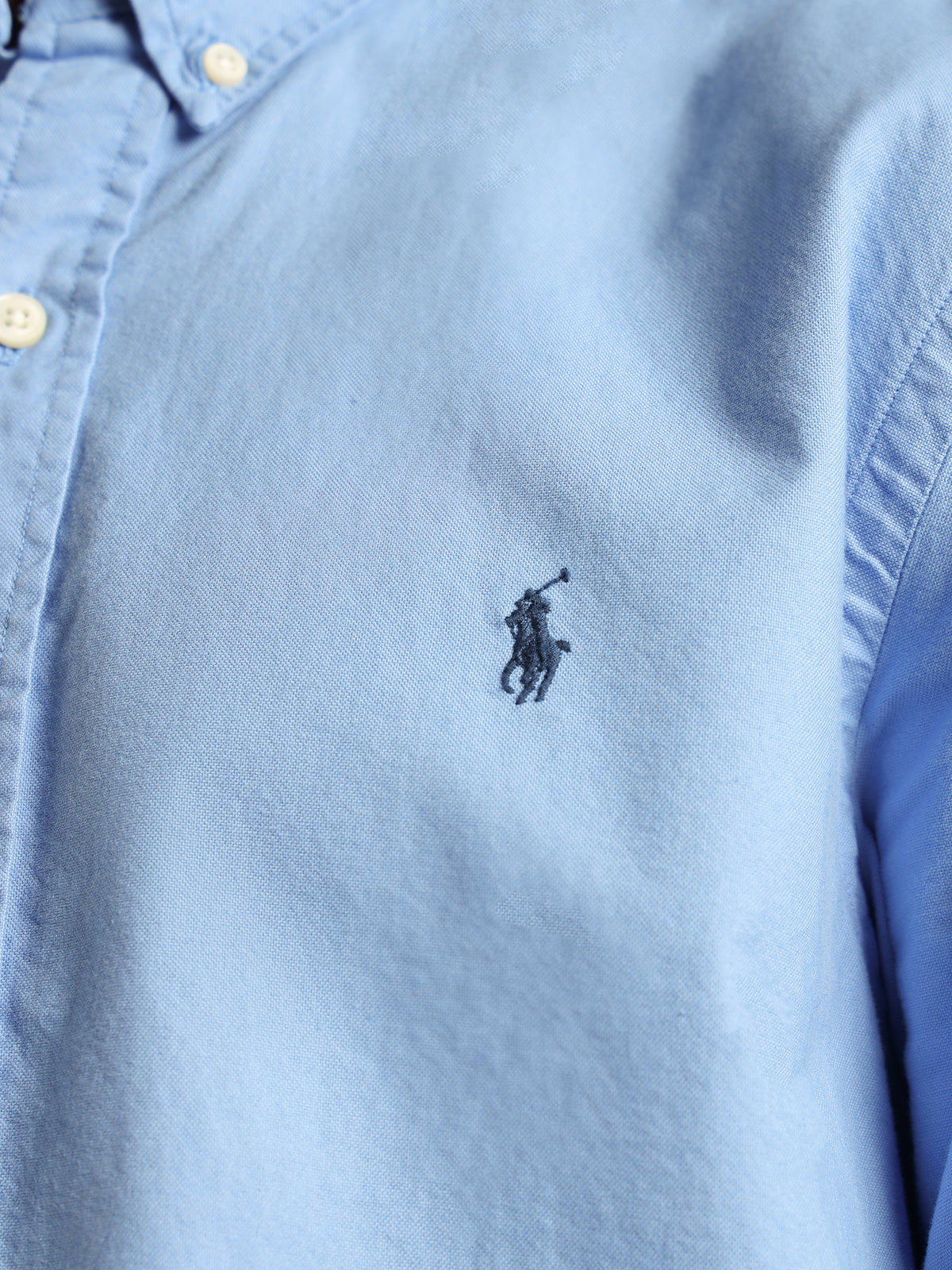 Oxford Long Sleeve Sport Shirt in Light Blue