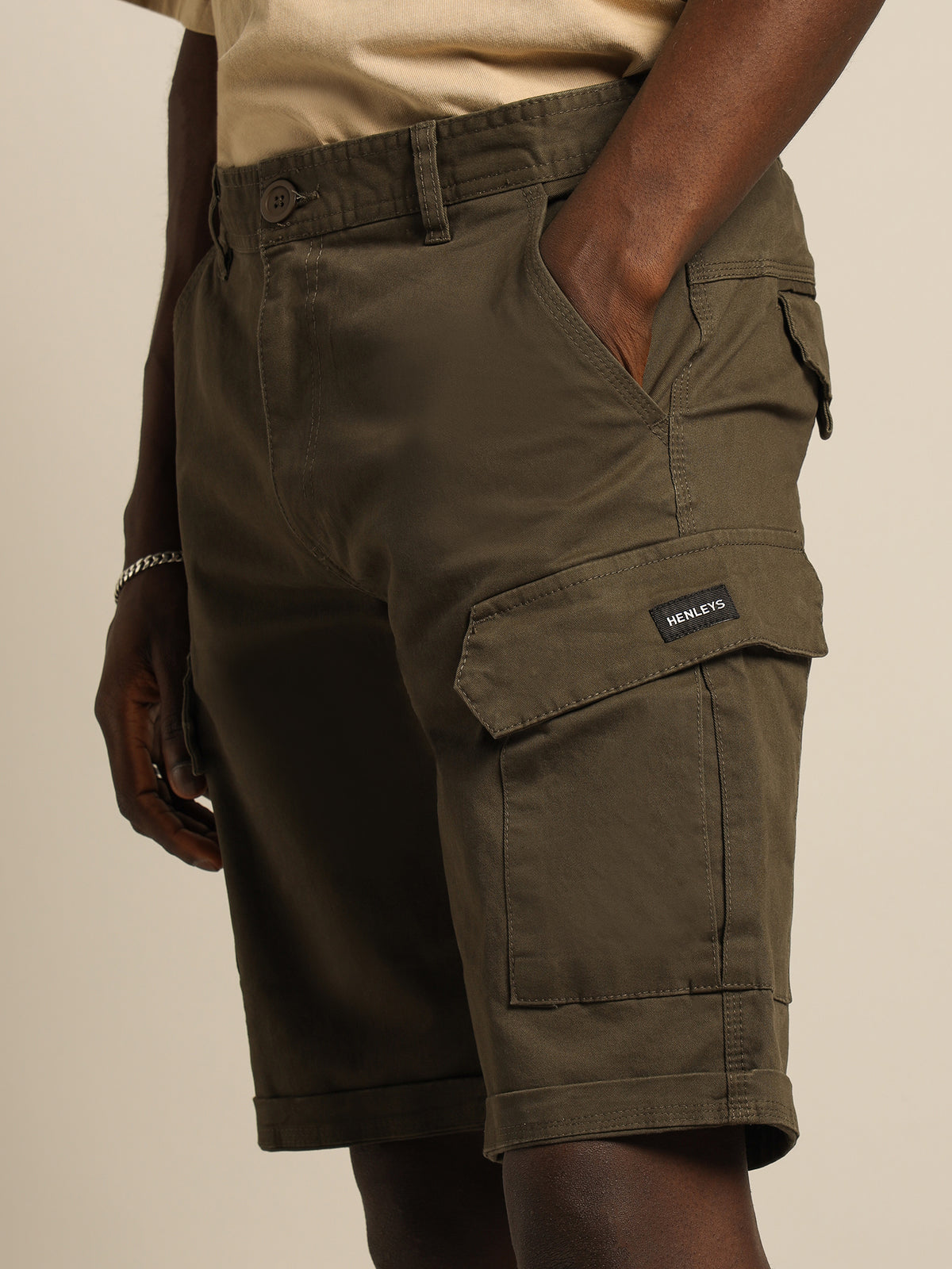 Lucas Combat Shorts in Army