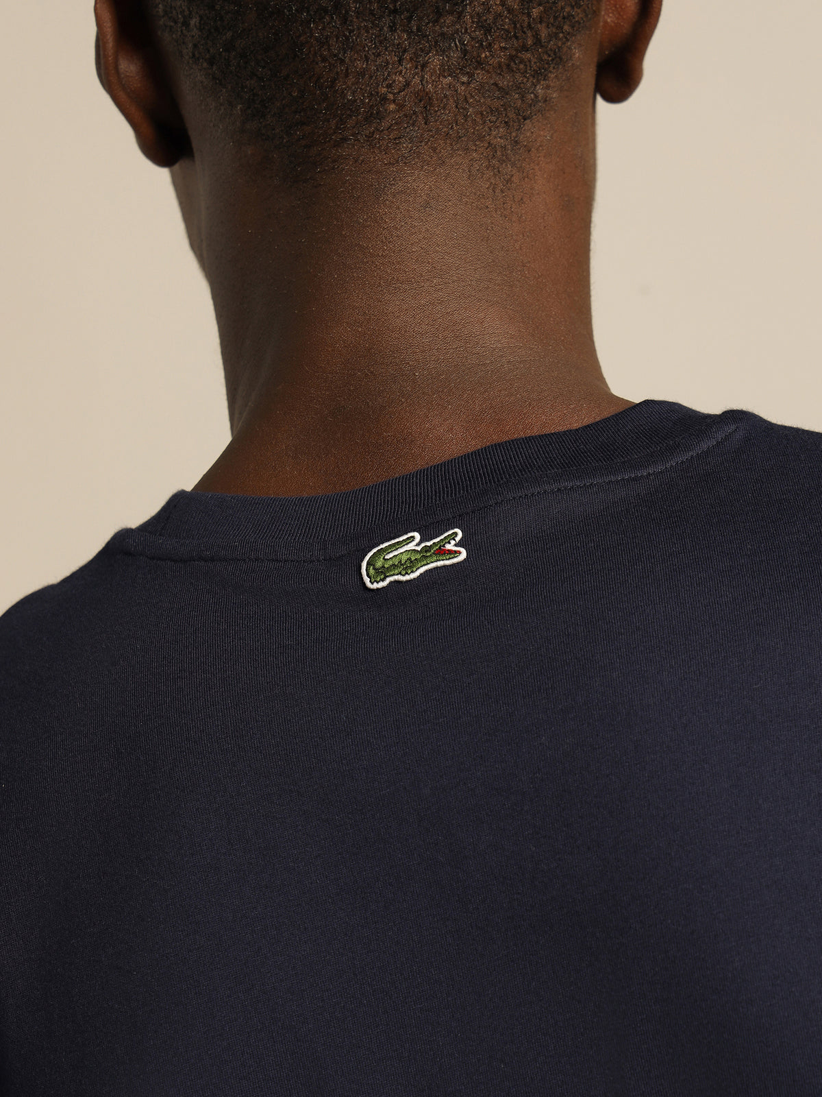 Lacoste Signature Jersey T-Shirt | Navy