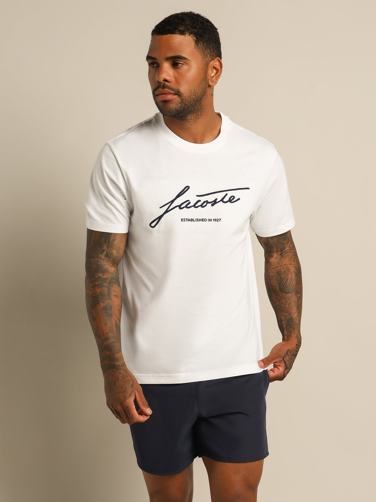Signature Jersey T-Shirt in White