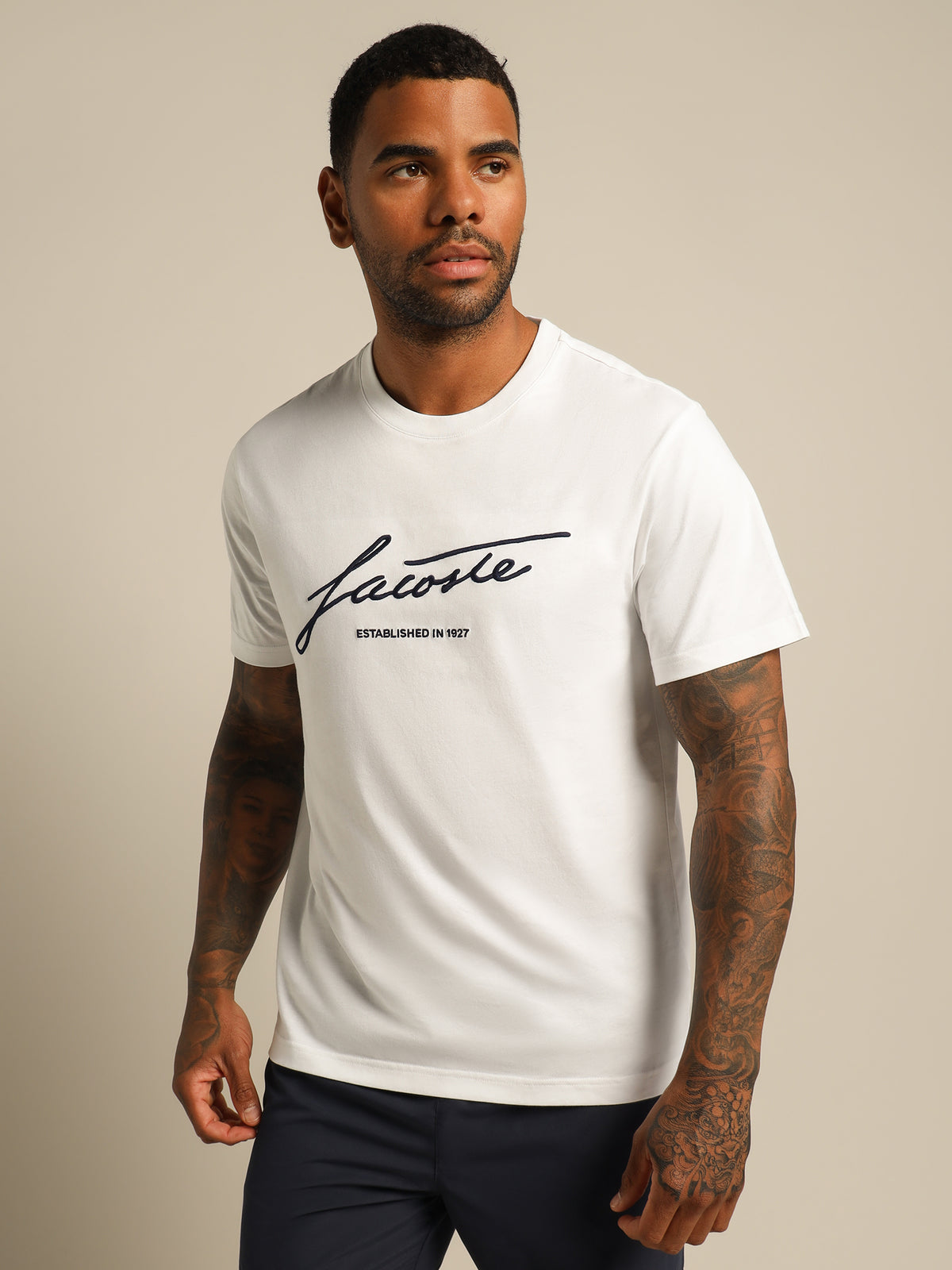 Signature Jersey T-Shirt in White