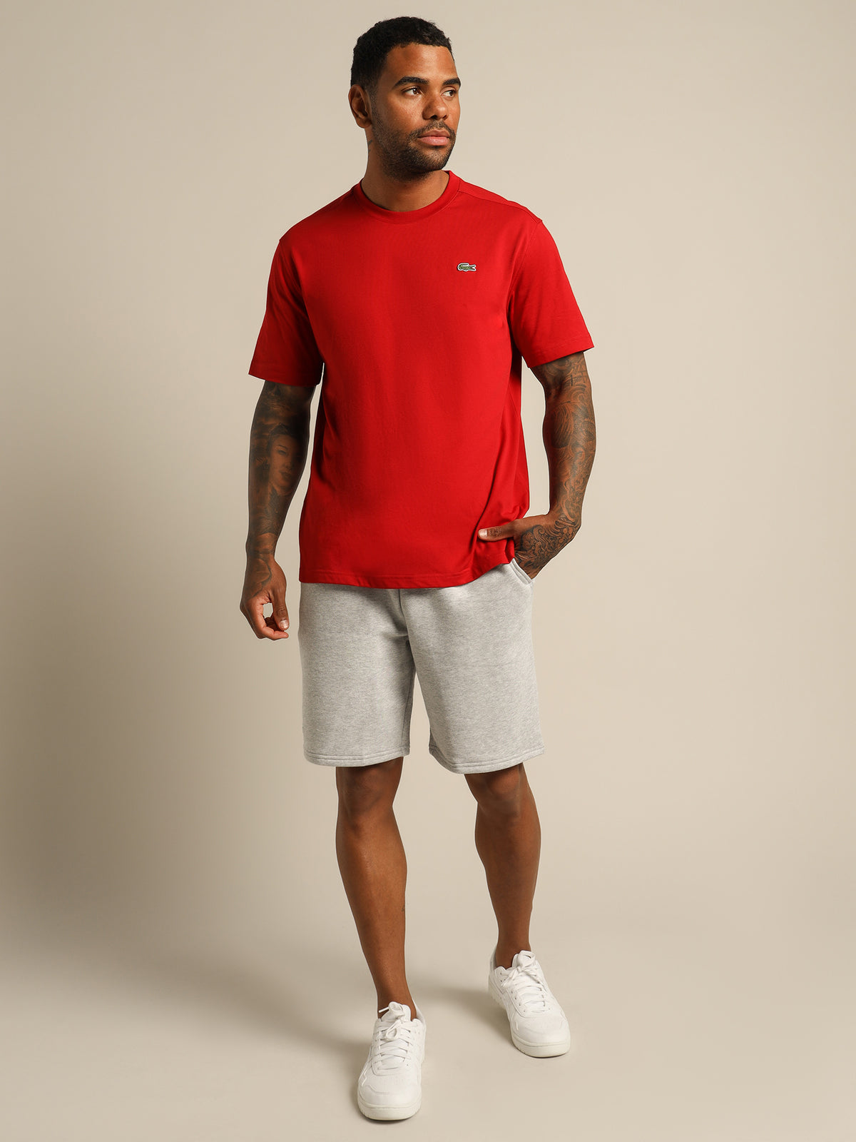 Basic Sport T-Shirt in Red