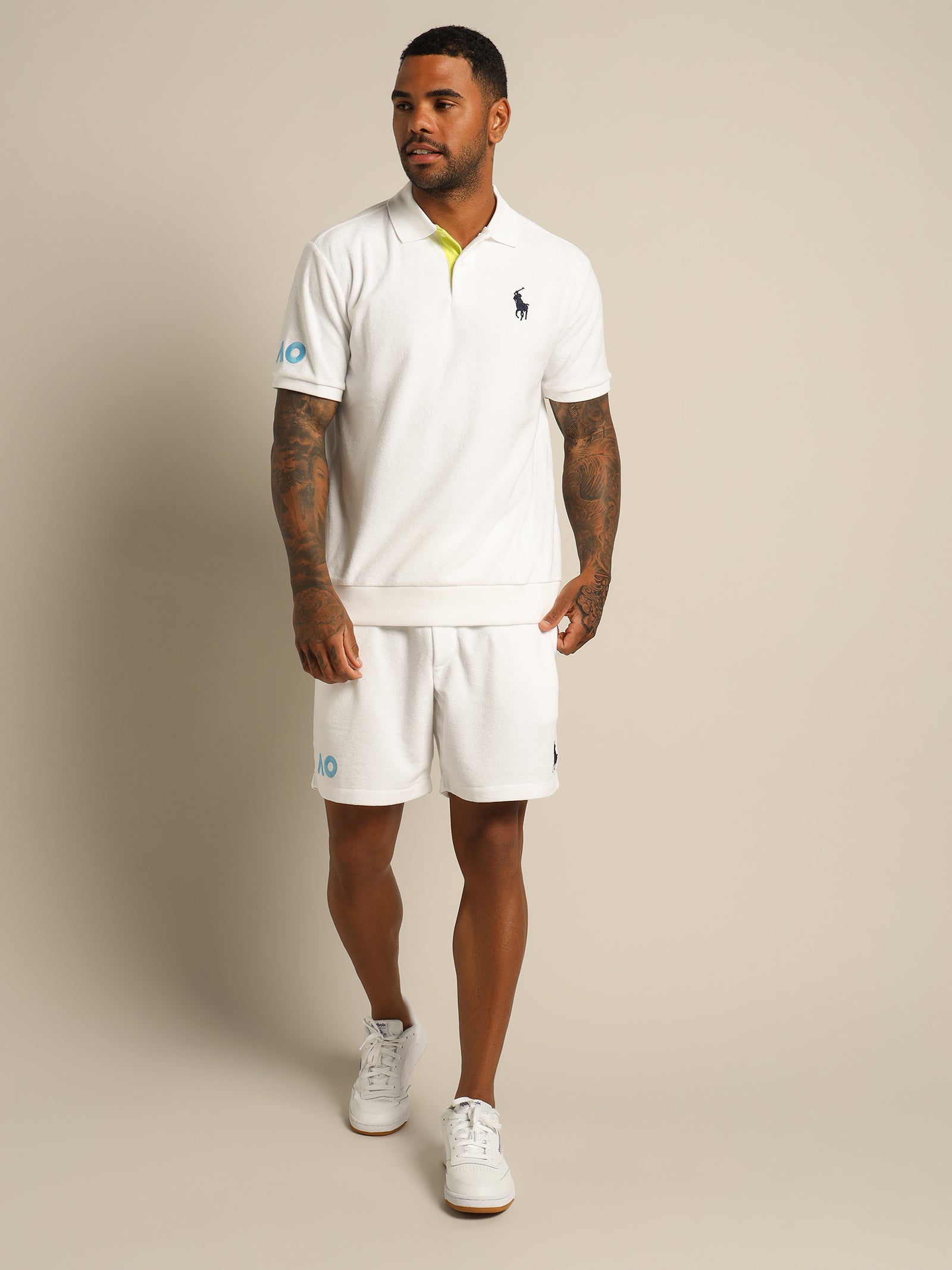 Australian Open Terry Knit Polo Shirt