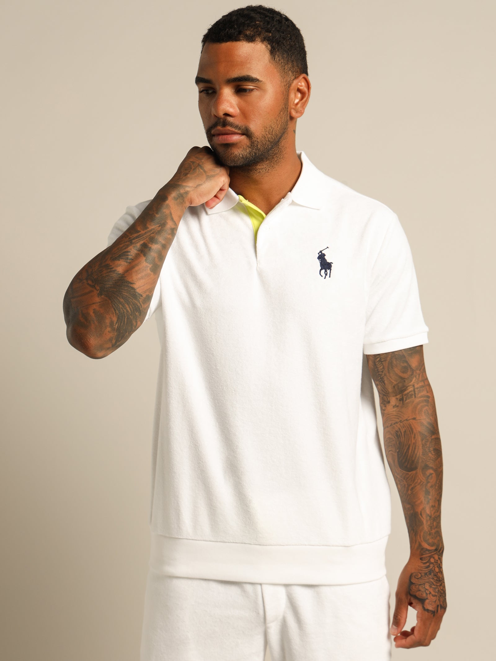 Australian Open Terry Knit Polo Shirt