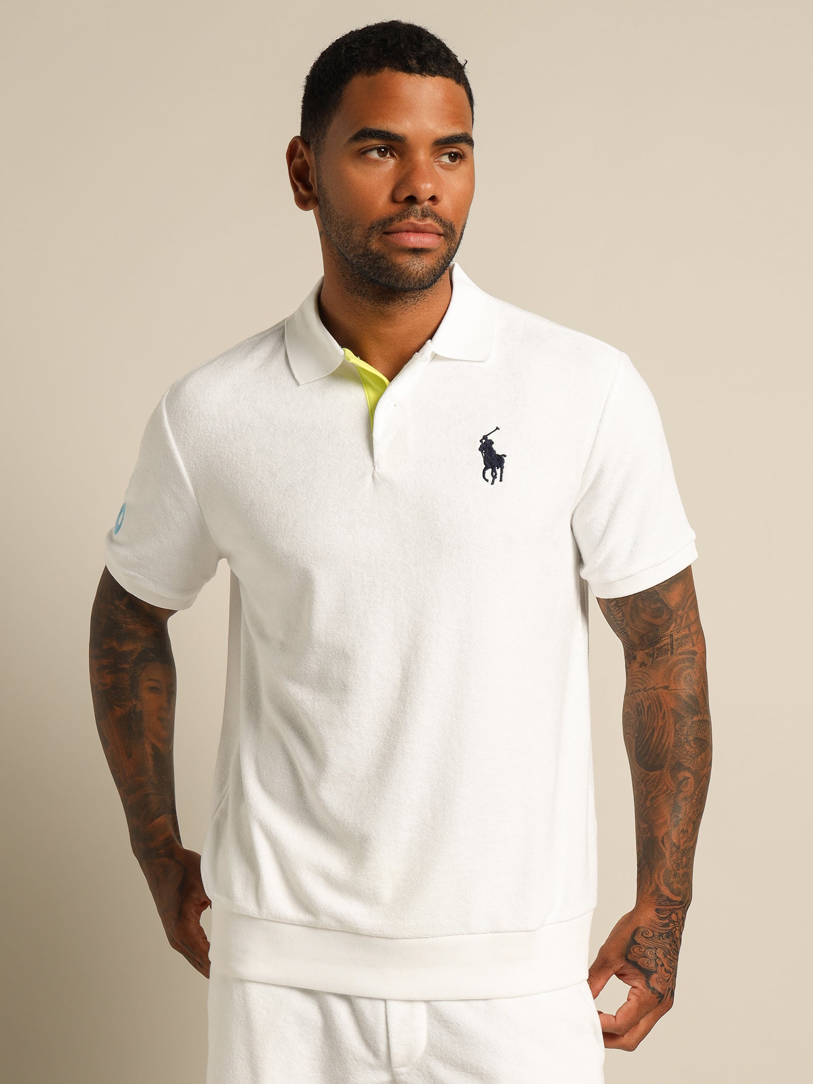 Australian Open Terry Knit Polo Shirt