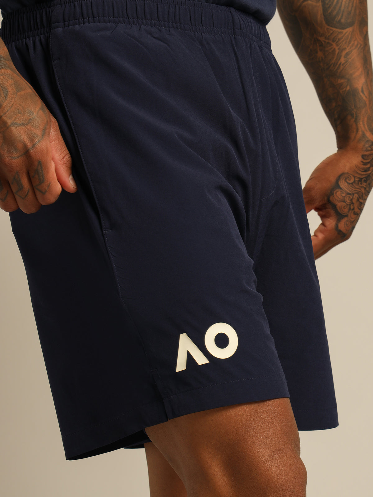 Australian Open Ballboy Shorts in Navy Blue