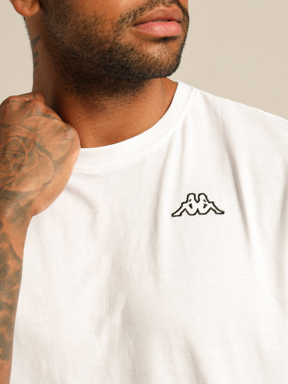 Logo Cafers T-Shirt in White