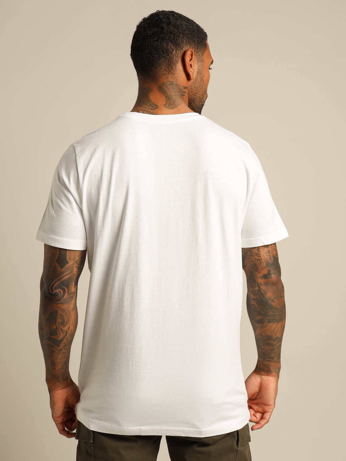 Logo Cafers T-Shirt in White