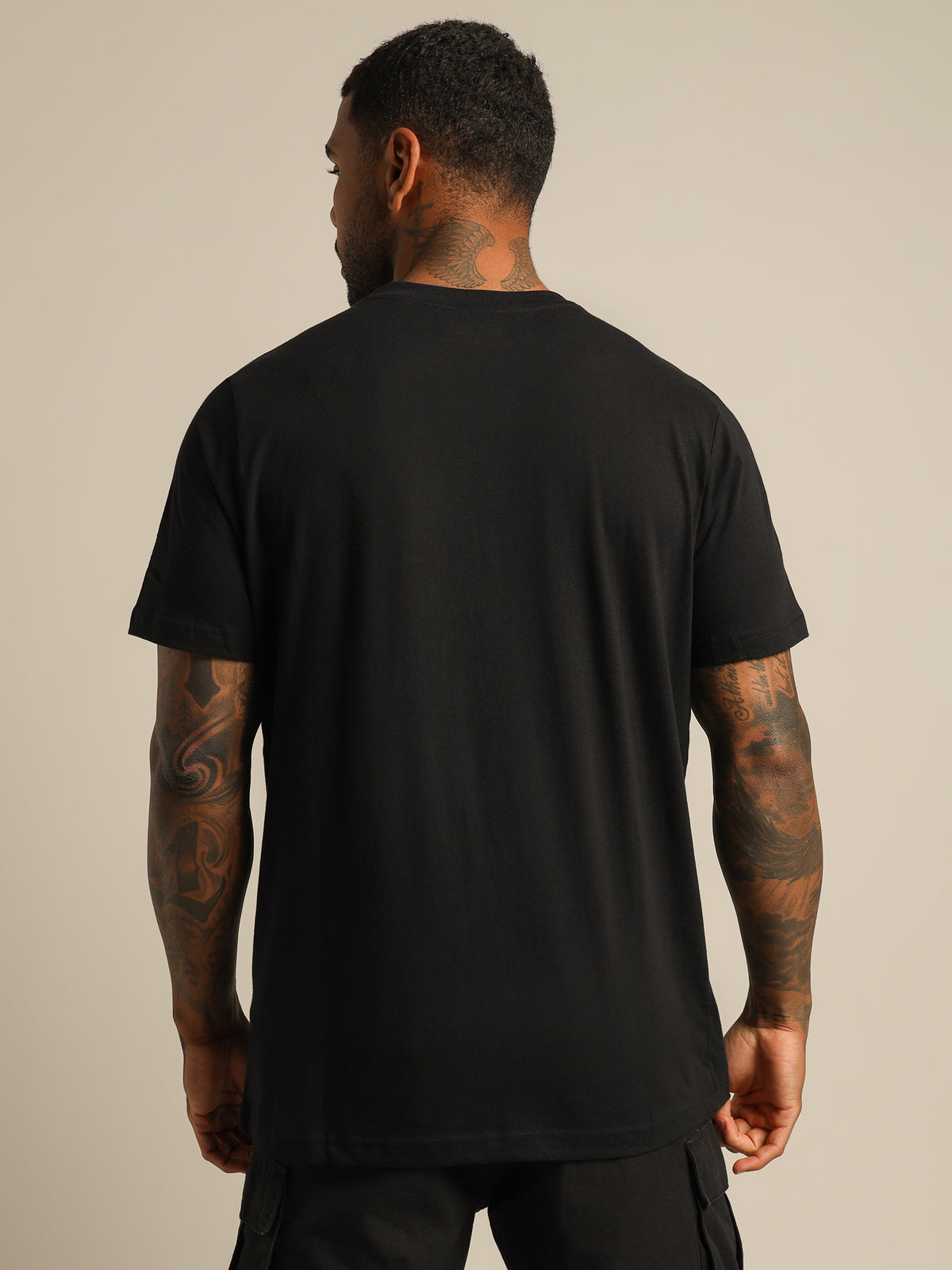 Logo Cafers T-Shirt in Black