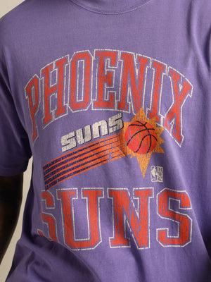 Phoenix Suns T-Shirt in White Marle - Glue Store