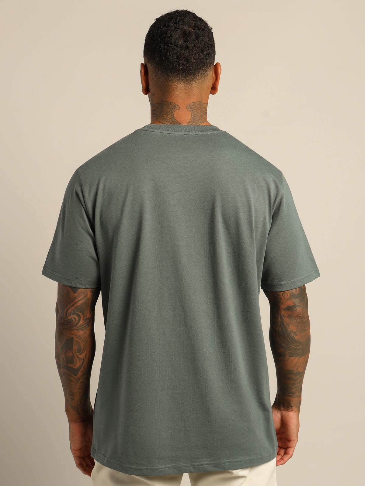 Pocket Short Sleeve T-Shirt in Light Green