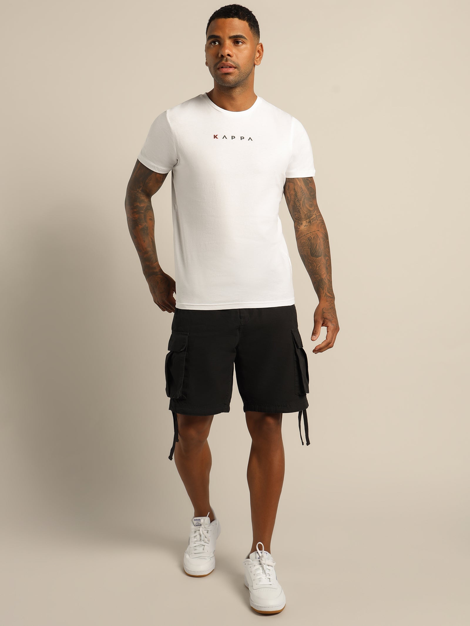 Logo Caed T-Shirt in White - Glue Store