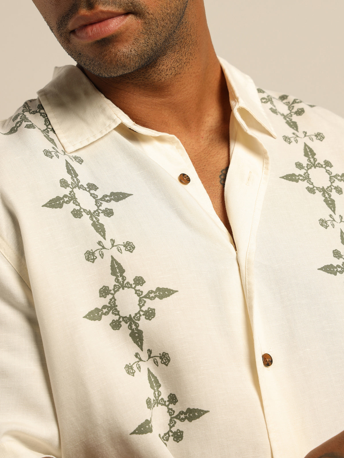 Thrills Hippie Pit Short Sleeve Shirt | White
