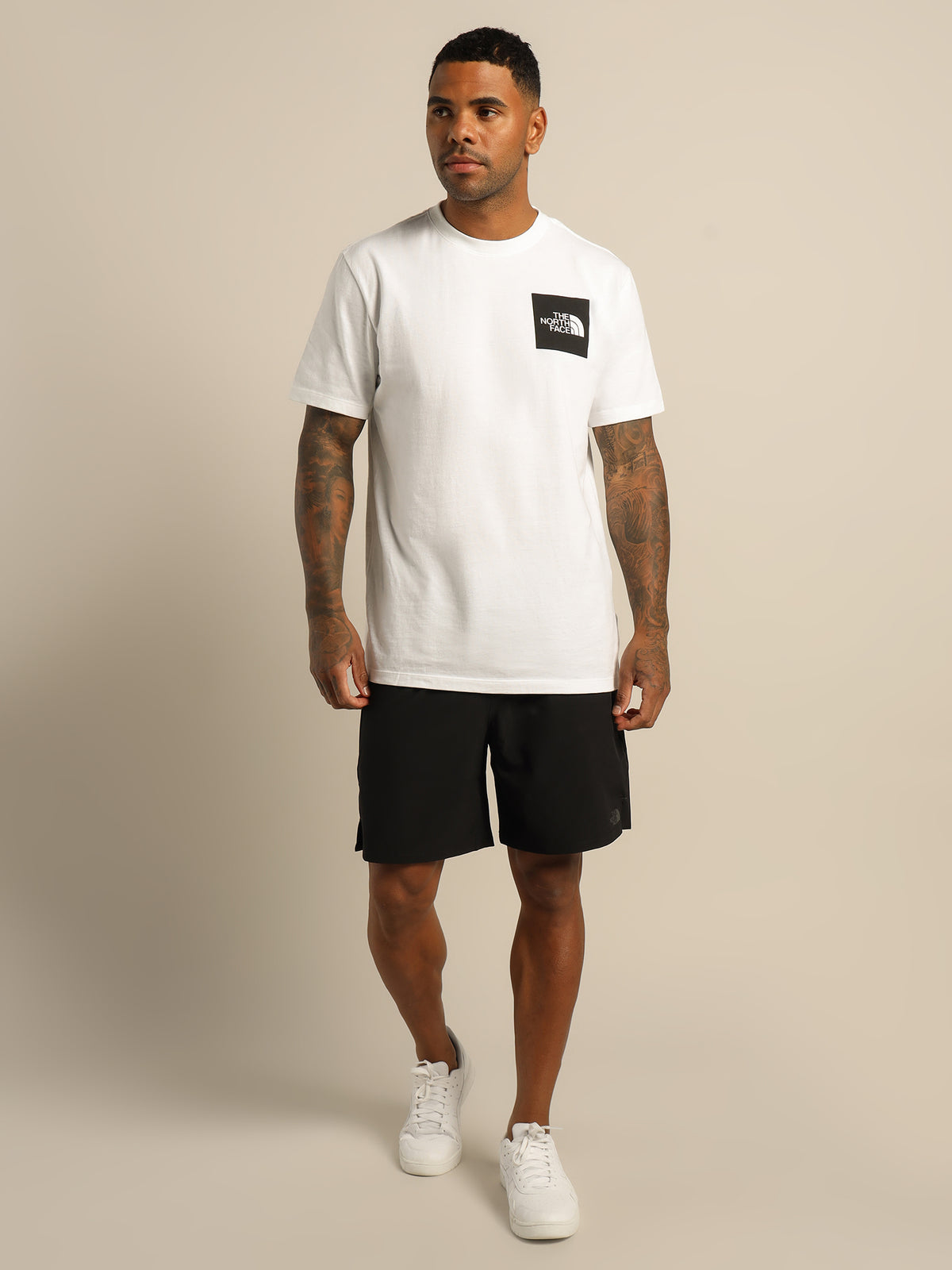 Fine Short Sleeve T-Shirt in White