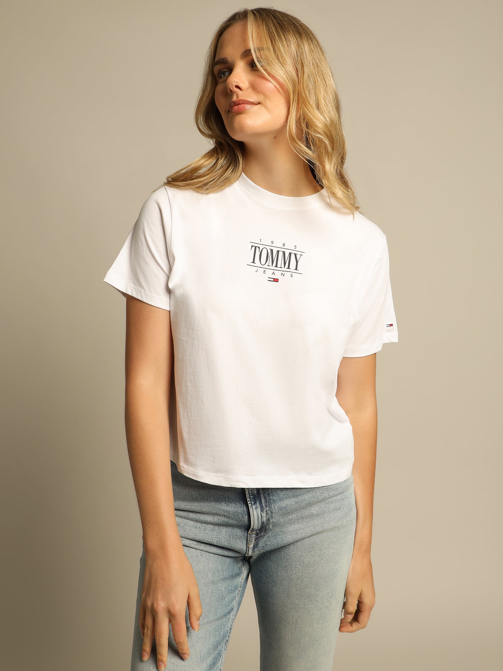 Essential Cropped Logo T-Shirt