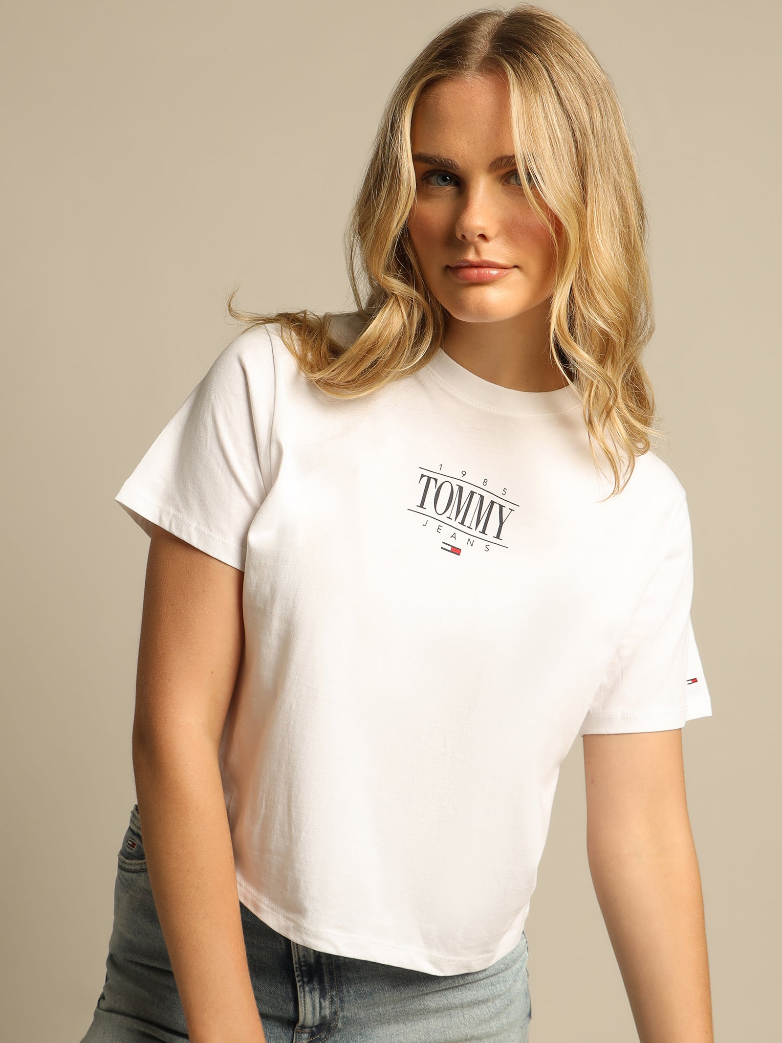Essential Cropped Logo T-Shirt