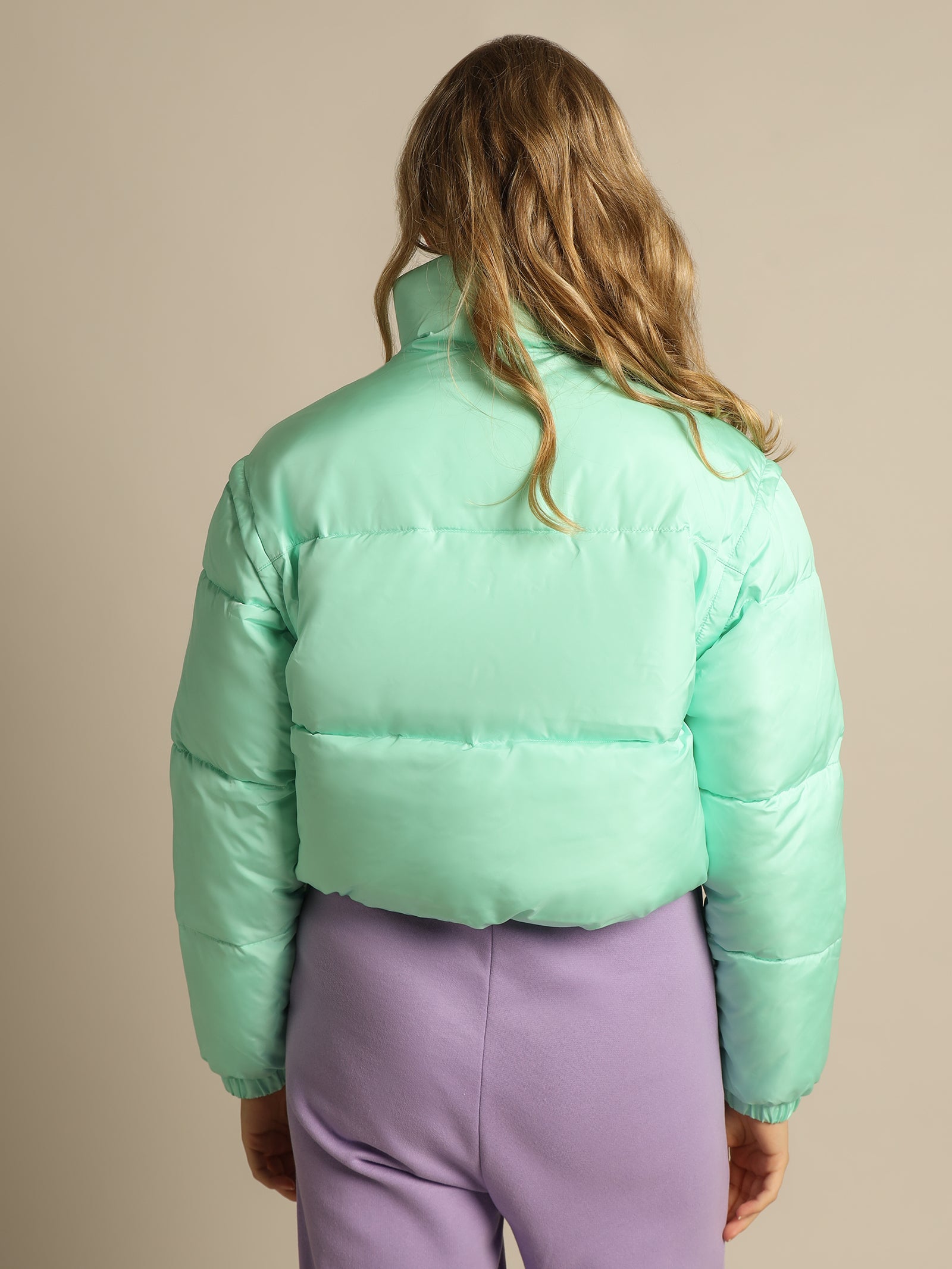 Crop Convertible Vest Puffer Jacket