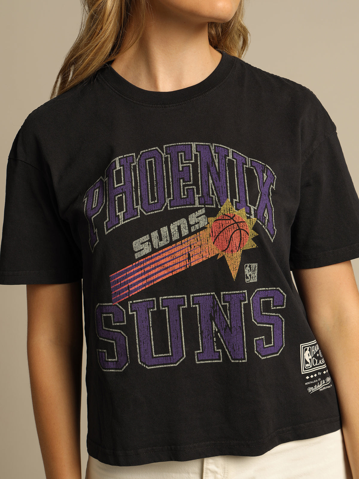 Mitchell & Ness Vintage HWC Ivy Arch T-Shirt | Washed Black