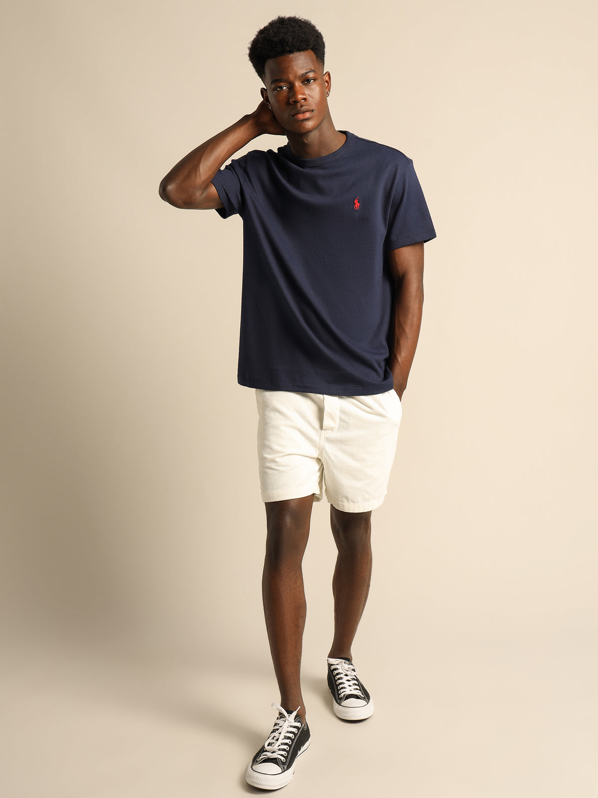 Polo Ralph Lauren Cord Prepster Shorts | White