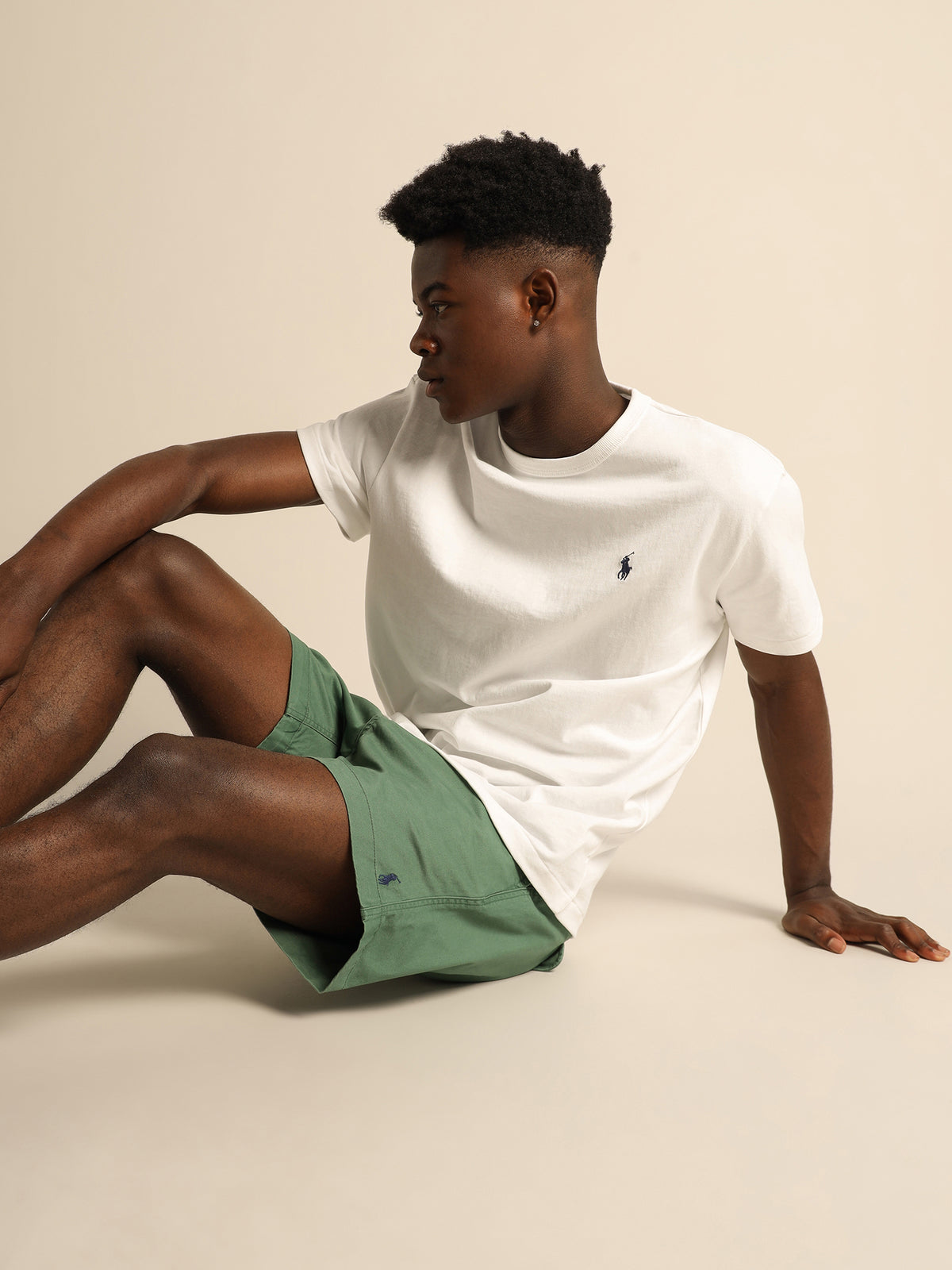 Twill Prepster Shorts in Washed Forest