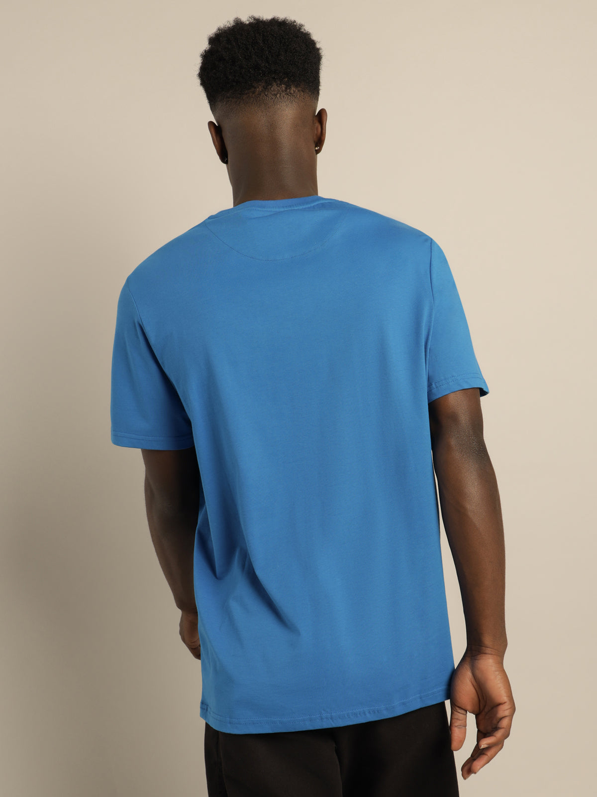 Plain T-Shirt in Cobalt